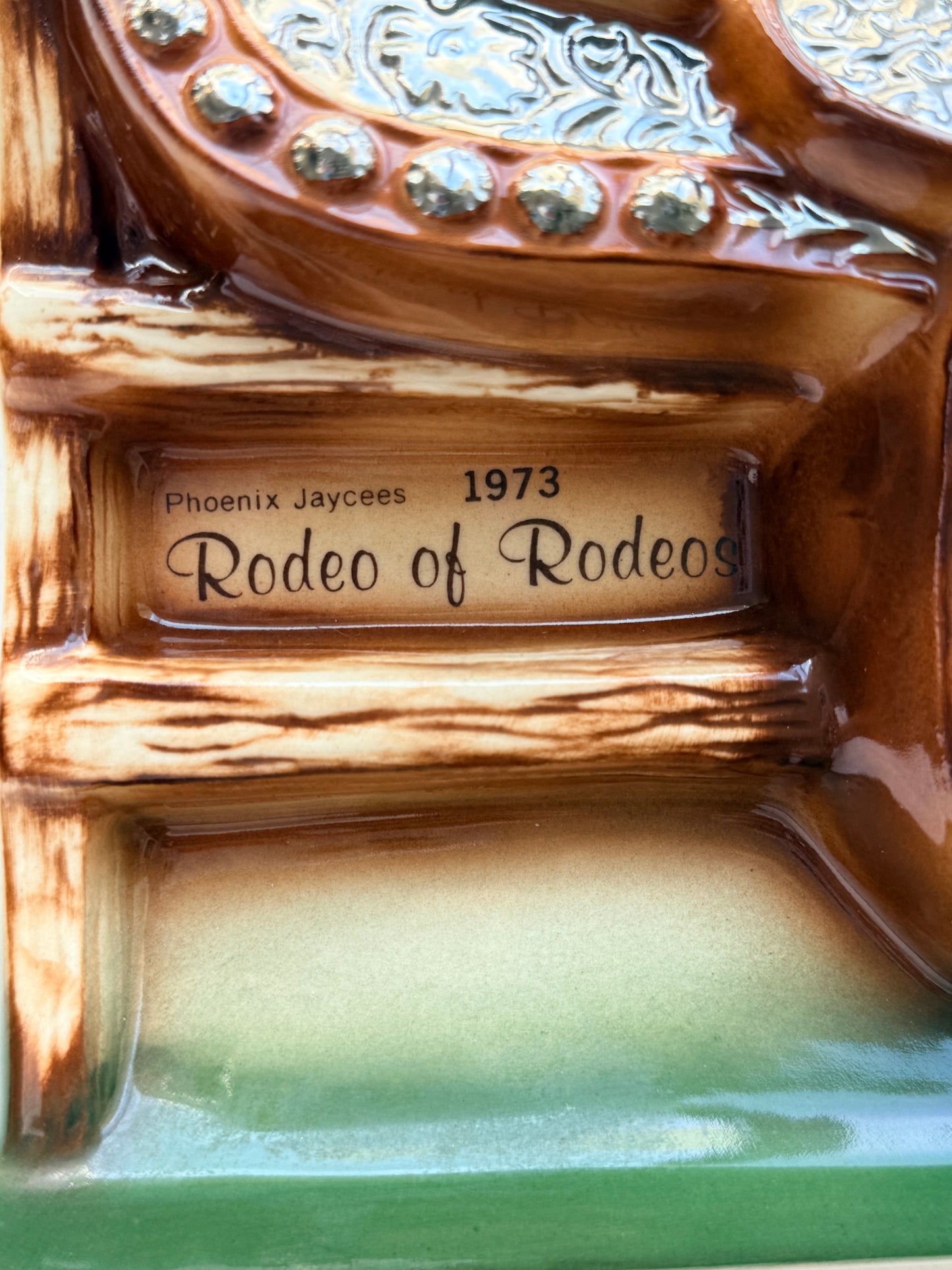 Vintage Saddle Decanter