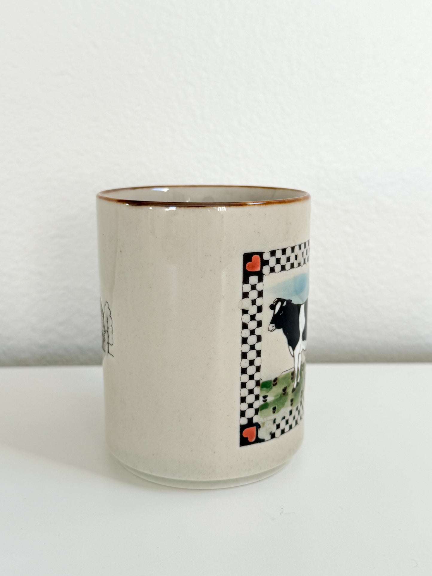 Vintage Cow Mug