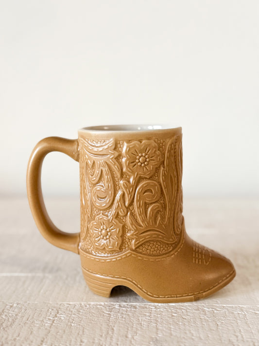 Vintage Cowboy Boot Mug