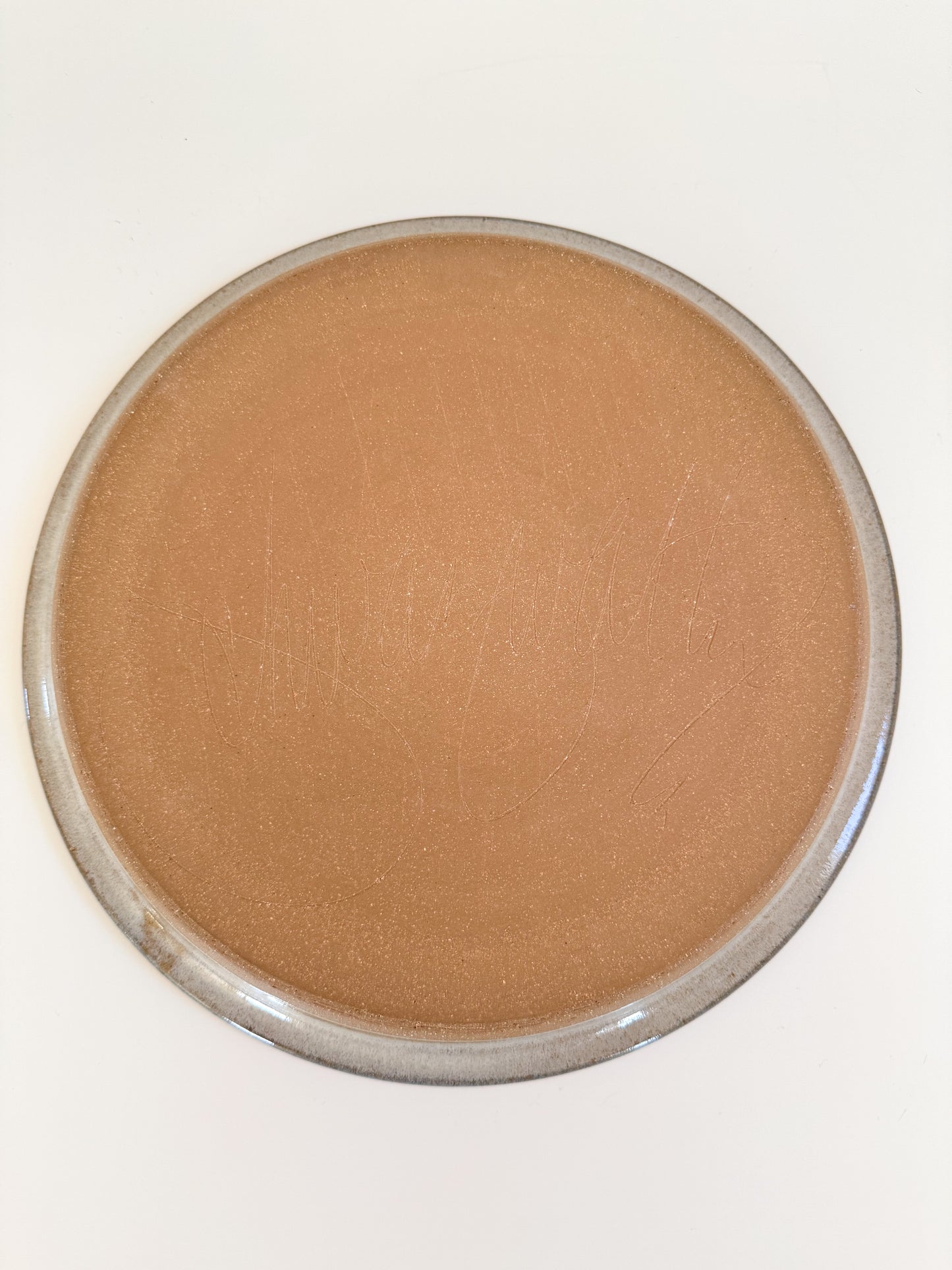 Hand Thrown Pottery Barbed Wire Plate