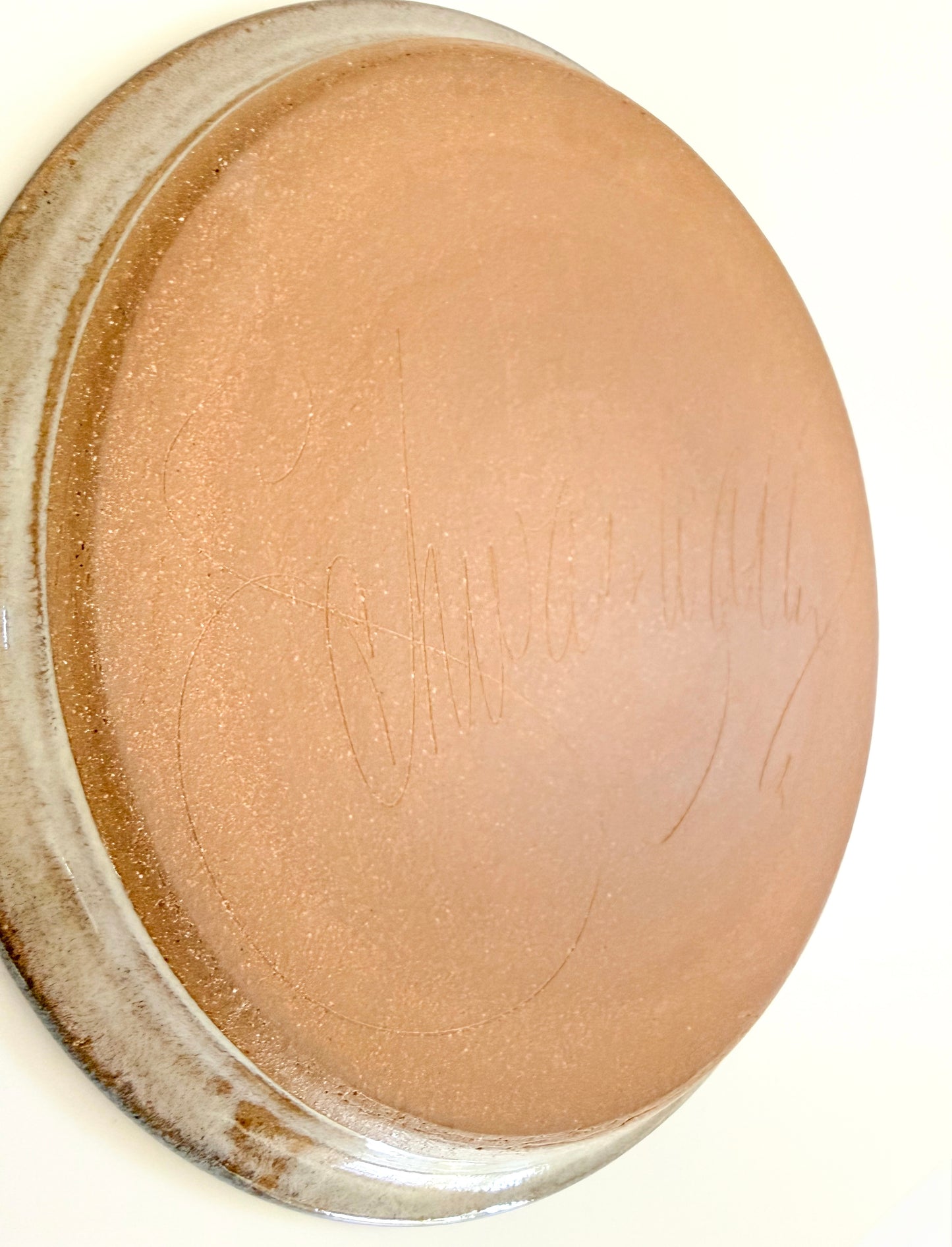 Hand Thrown Pottery Barbed Wire Plate