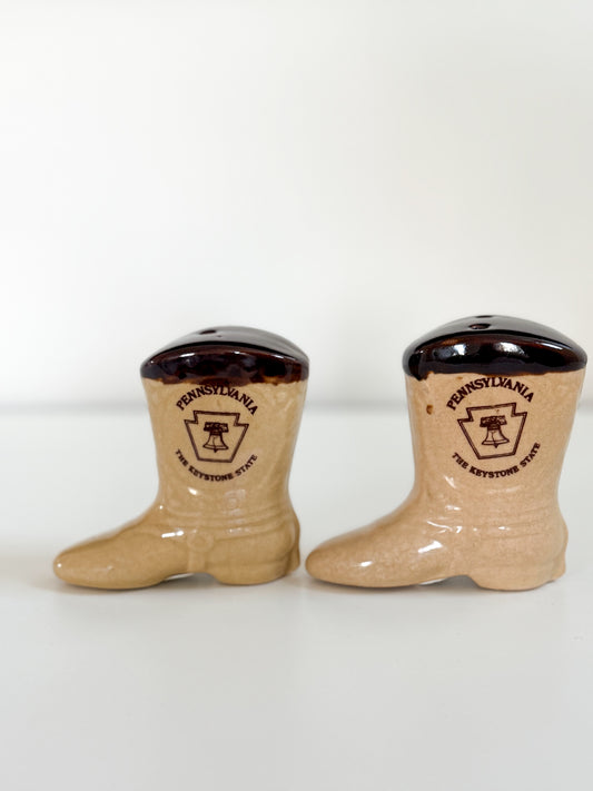 Vintage Pennsylvania Boot Salt & Pep