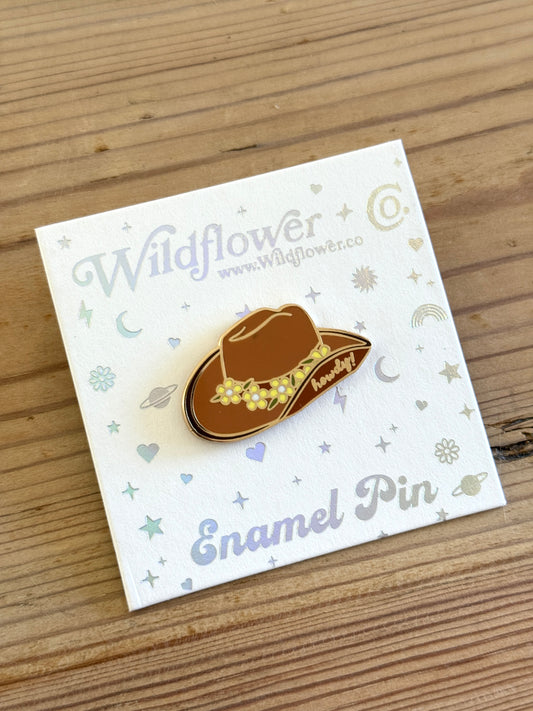 Daisy Cowgirl Hat Pin