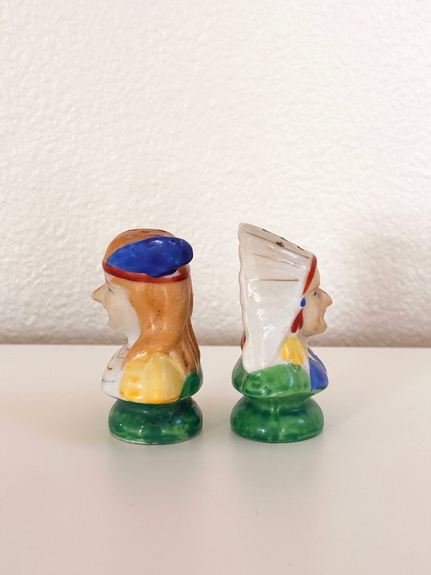 Vintage Native American Style Salt and Pepper
