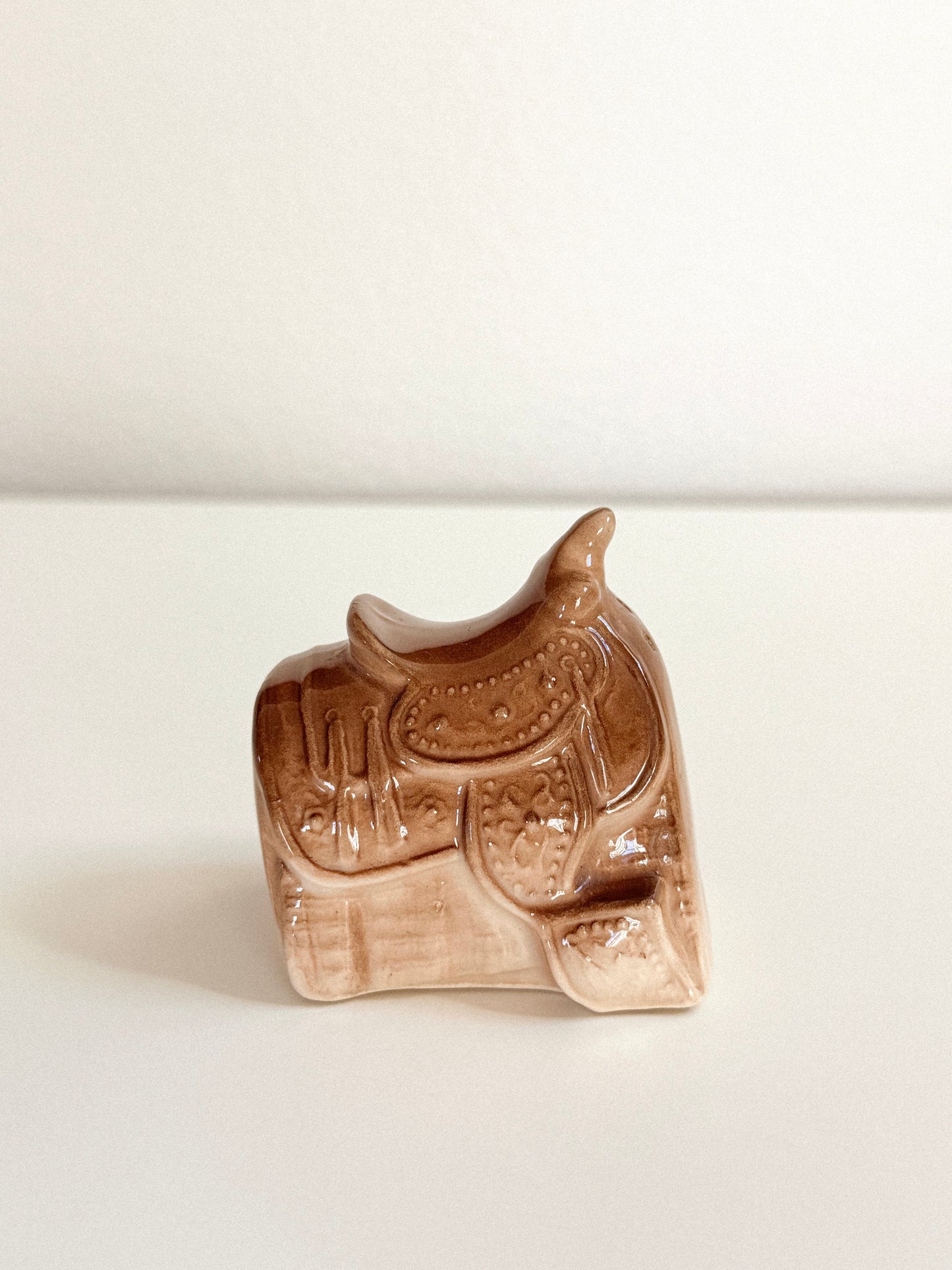 Vintage Single Saddle Salt Shaker