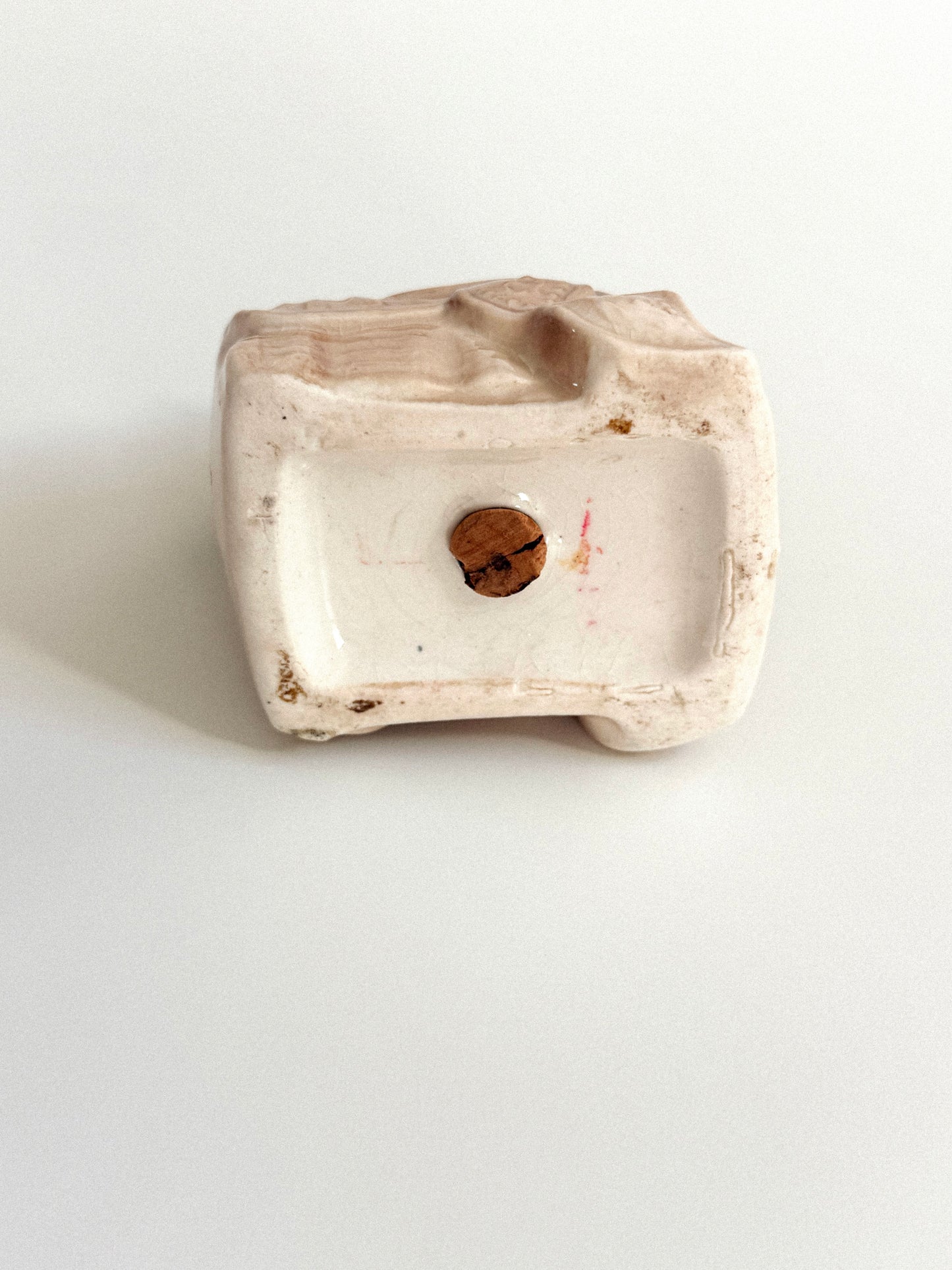 Vintage Single Saddle Salt Shaker
