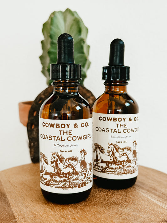 The Coastal Cowgirl Organic Butterfly Pea Flower Face Oil