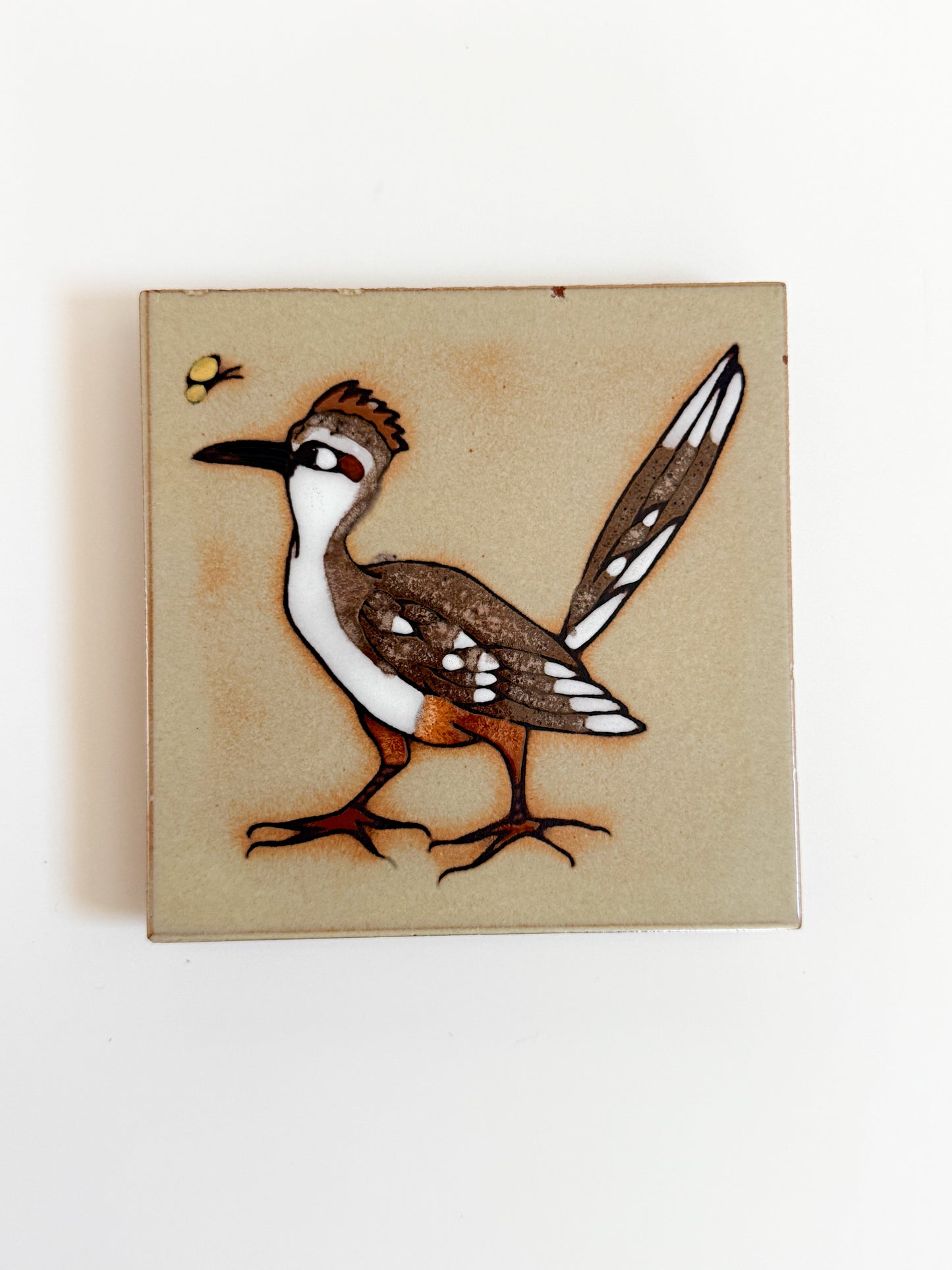 Vintage Roadrunner Tile Coaster
