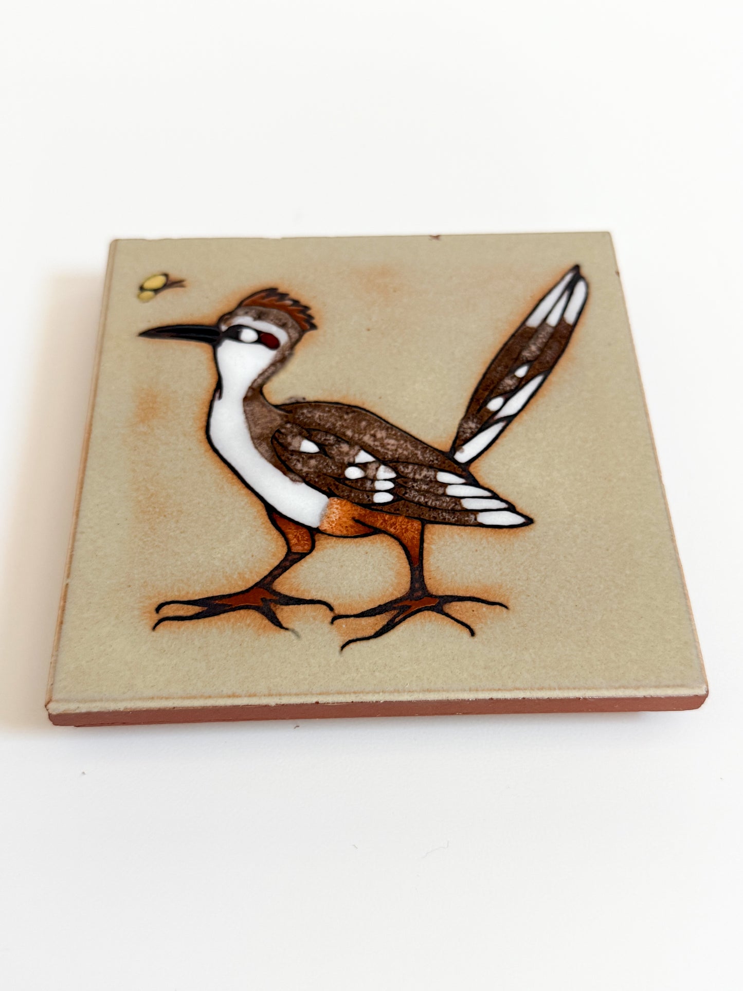 Vintage Roadrunner Tile Coaster