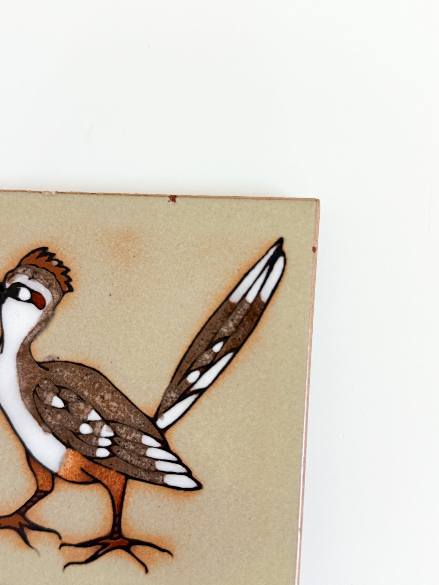 Vintage Roadrunner Tile Coaster