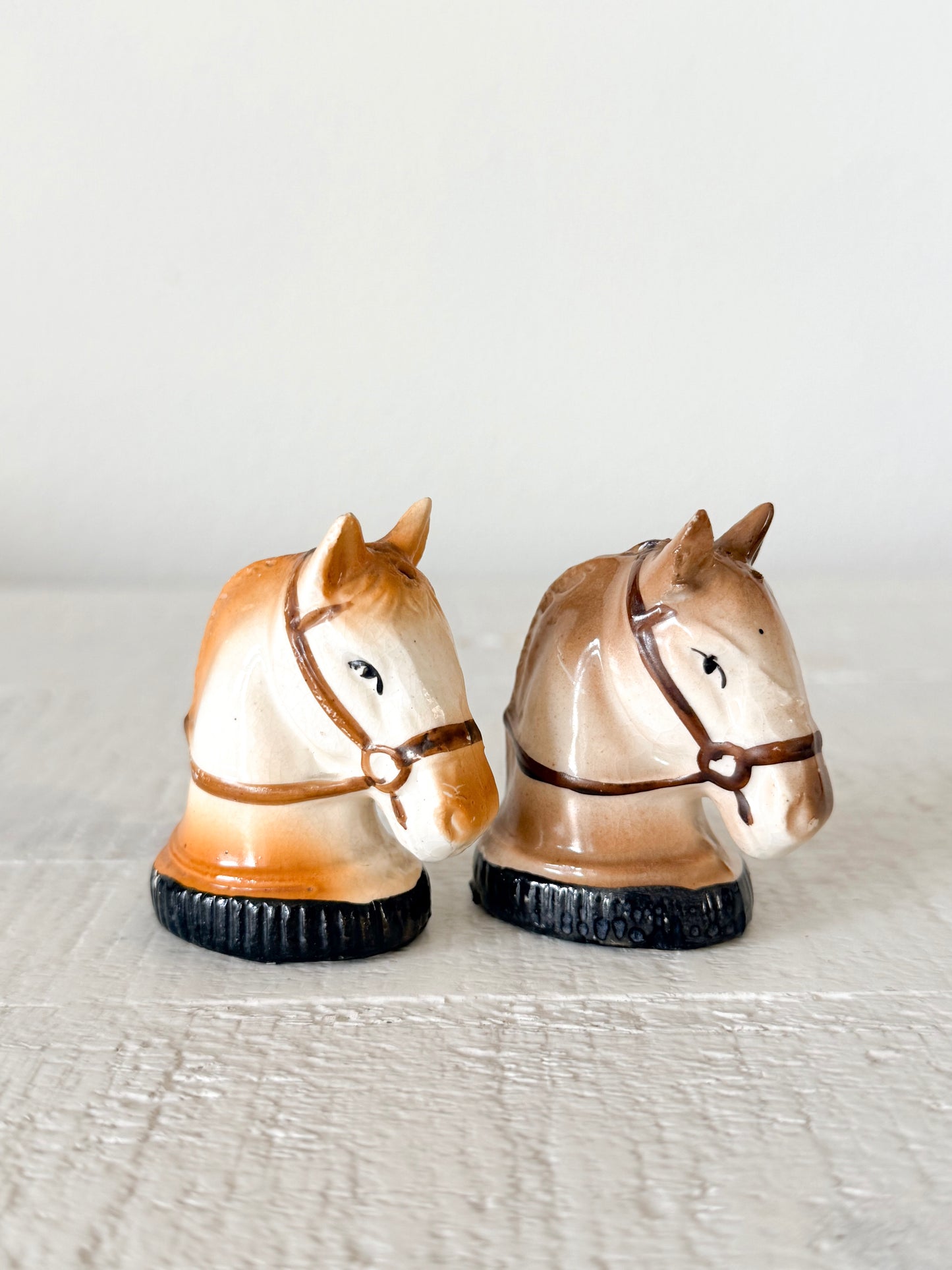 Vintage Horse Salt & Pepper