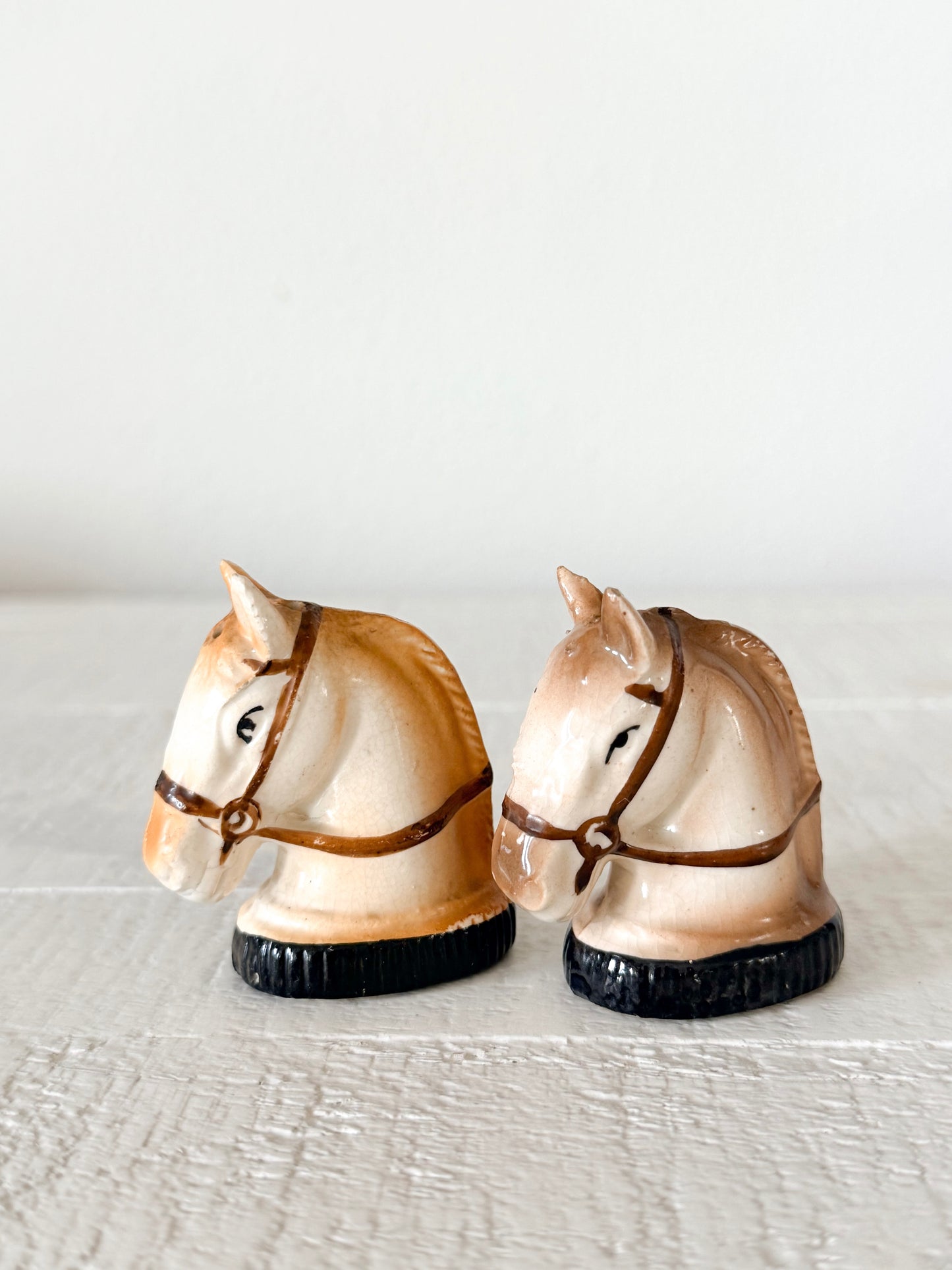 Vintage Horse Salt & Pepper