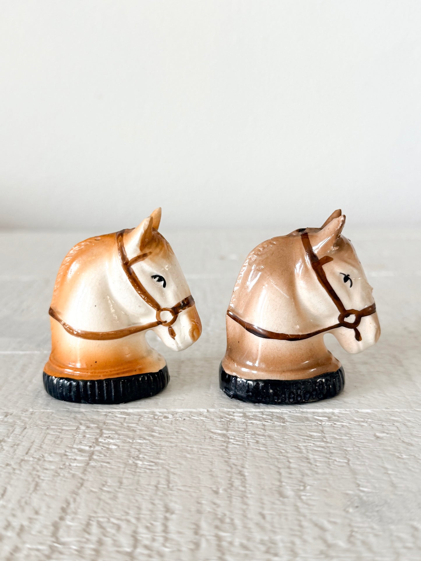 Vintage Horse Salt & Pepper