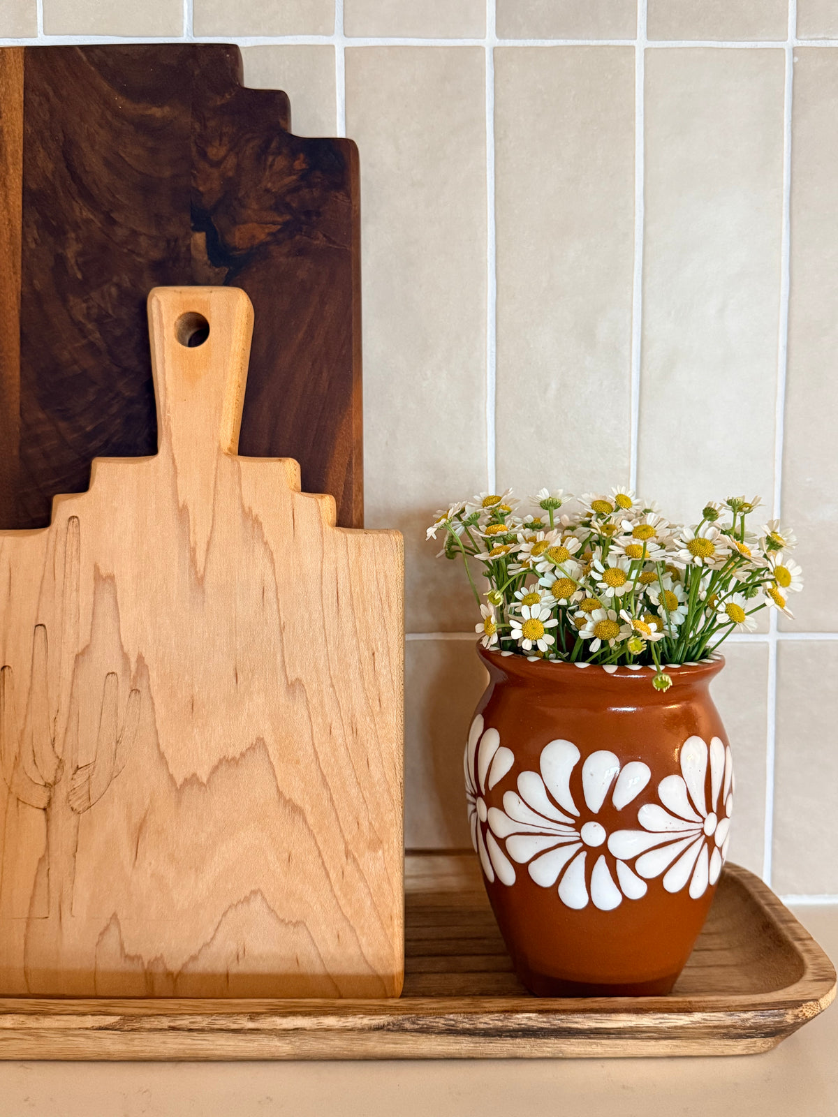 Mexican Ceramic Cantarito Cup | Hand Painted Floral Tumbler