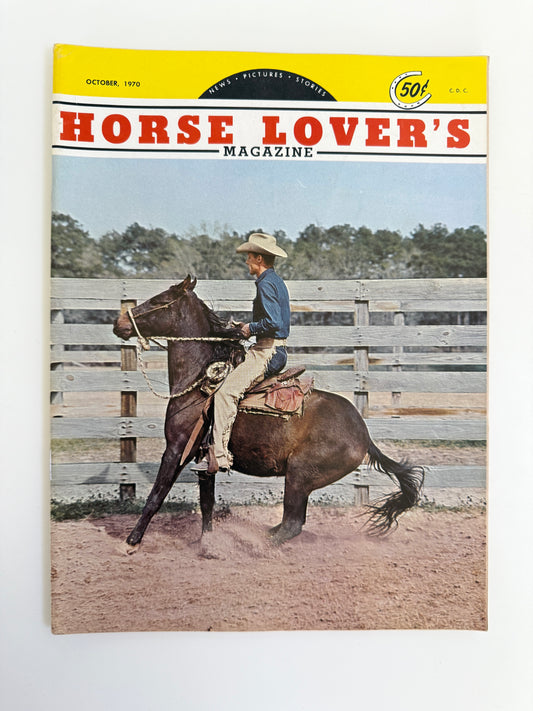 Vintage Horse Lovers Magazine 1970