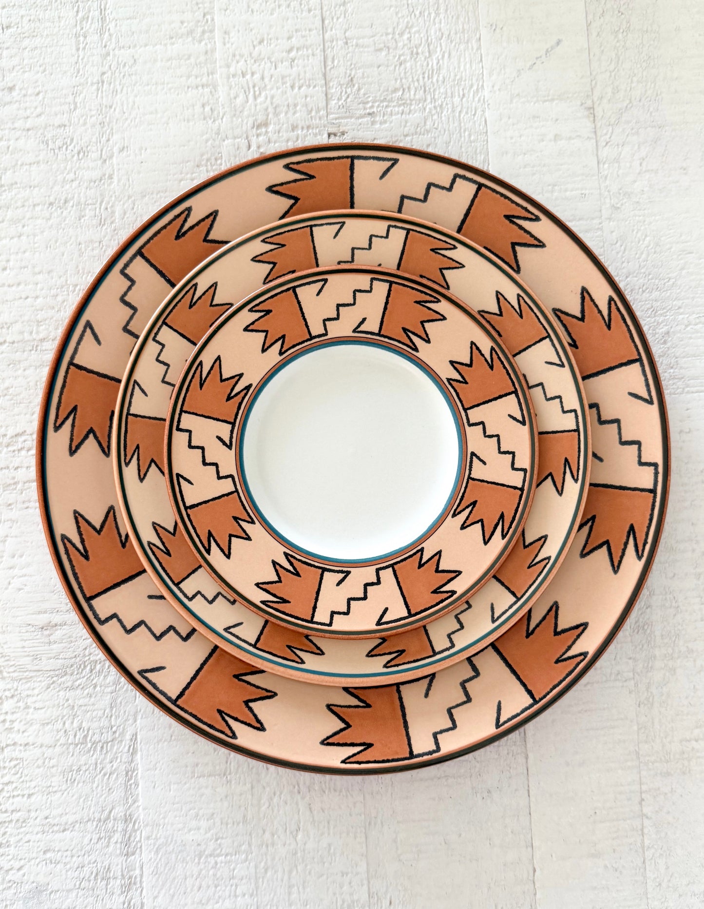 Vintage Southwestern Salad Plate