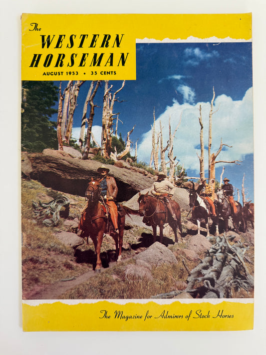 Vintage Western Horseman Magazine 1953