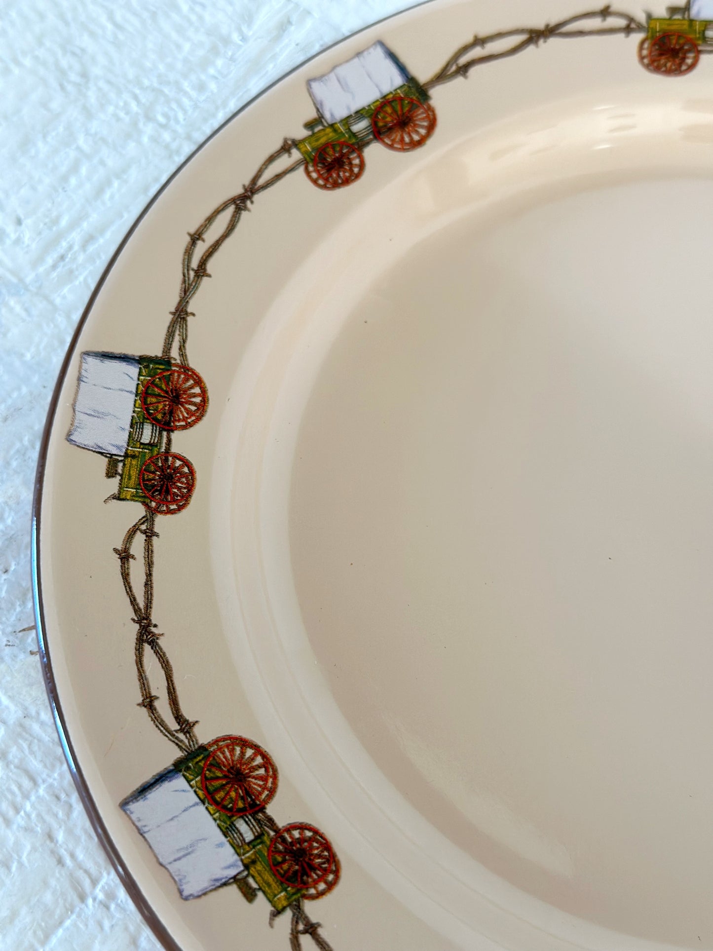 Vintage Chuckwagon Bread Plate