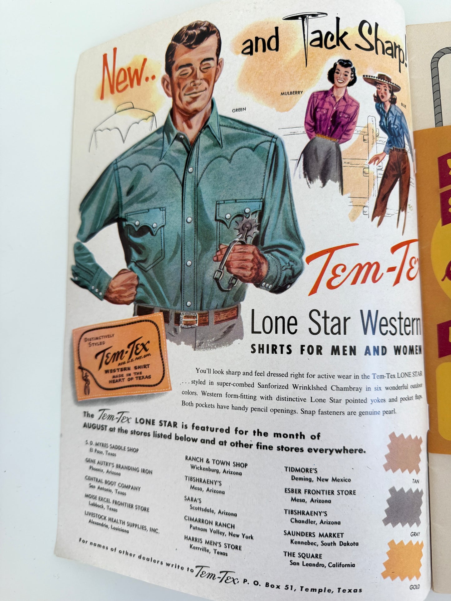 Vintage Western Horseman Magazine 1953