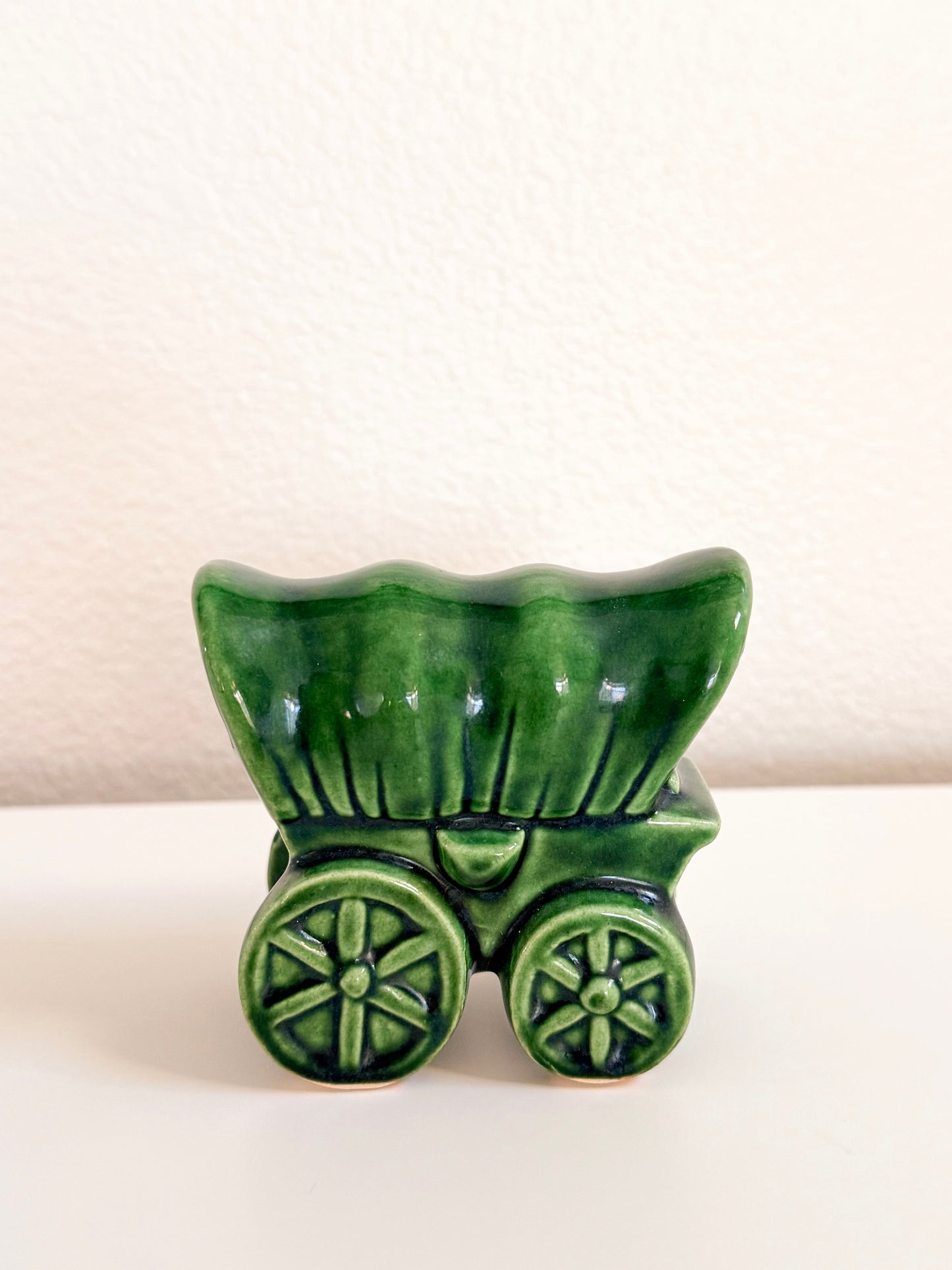 Vintage Single Covered Wagon Salt Shaker