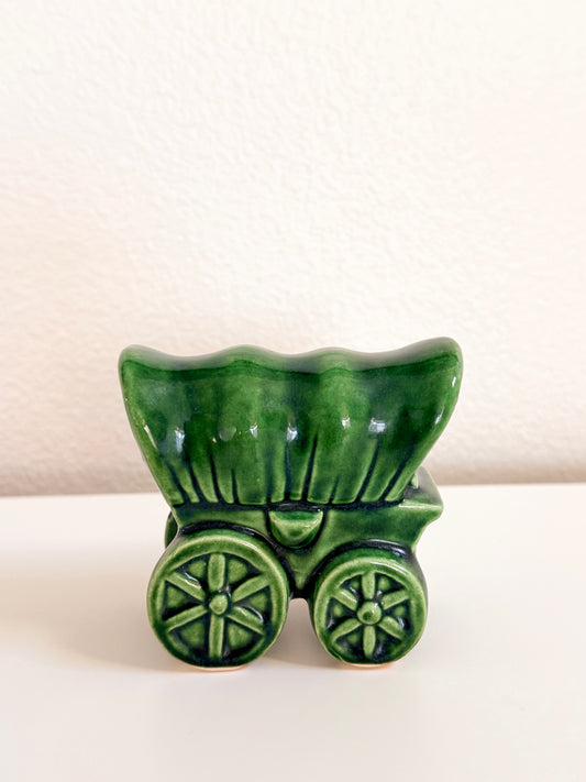 Vintage Single Covered Wagon Salt Shaker