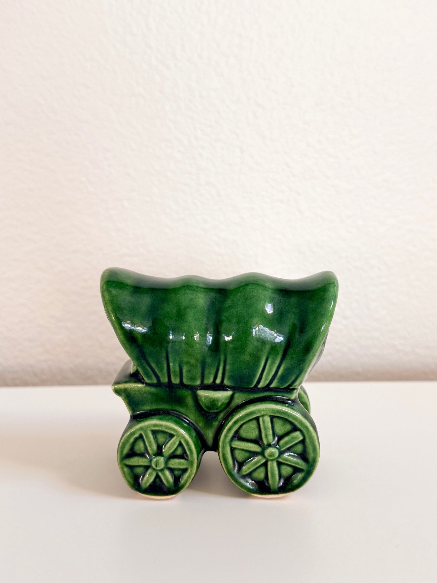 Vintage Single Covered Wagon Salt Shaker