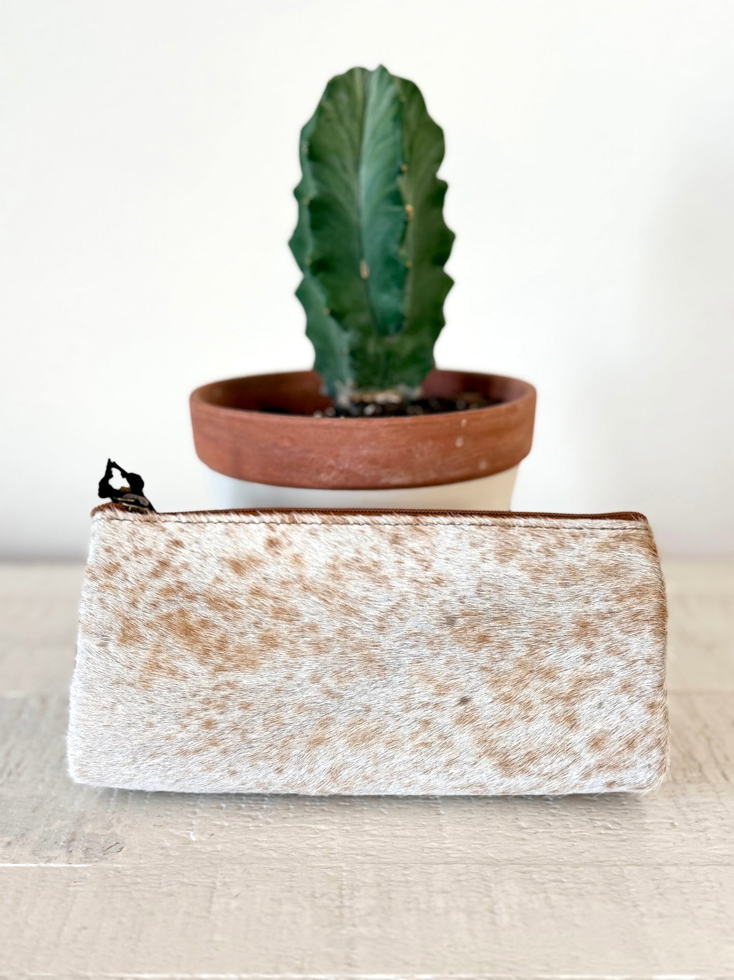 Cowhide Cosmetic Bag