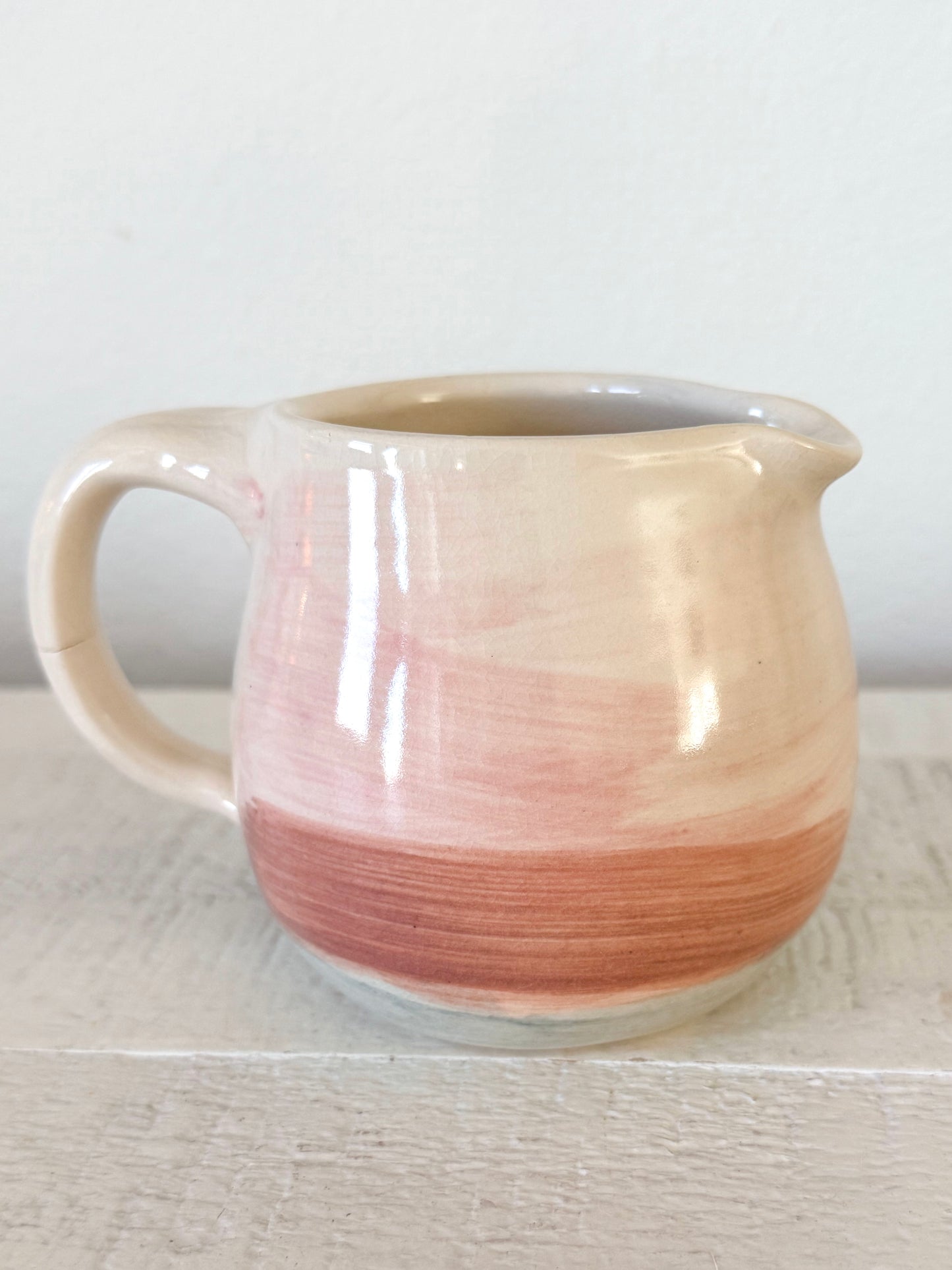 Vintage Ellis Pottery Cactus Creamer