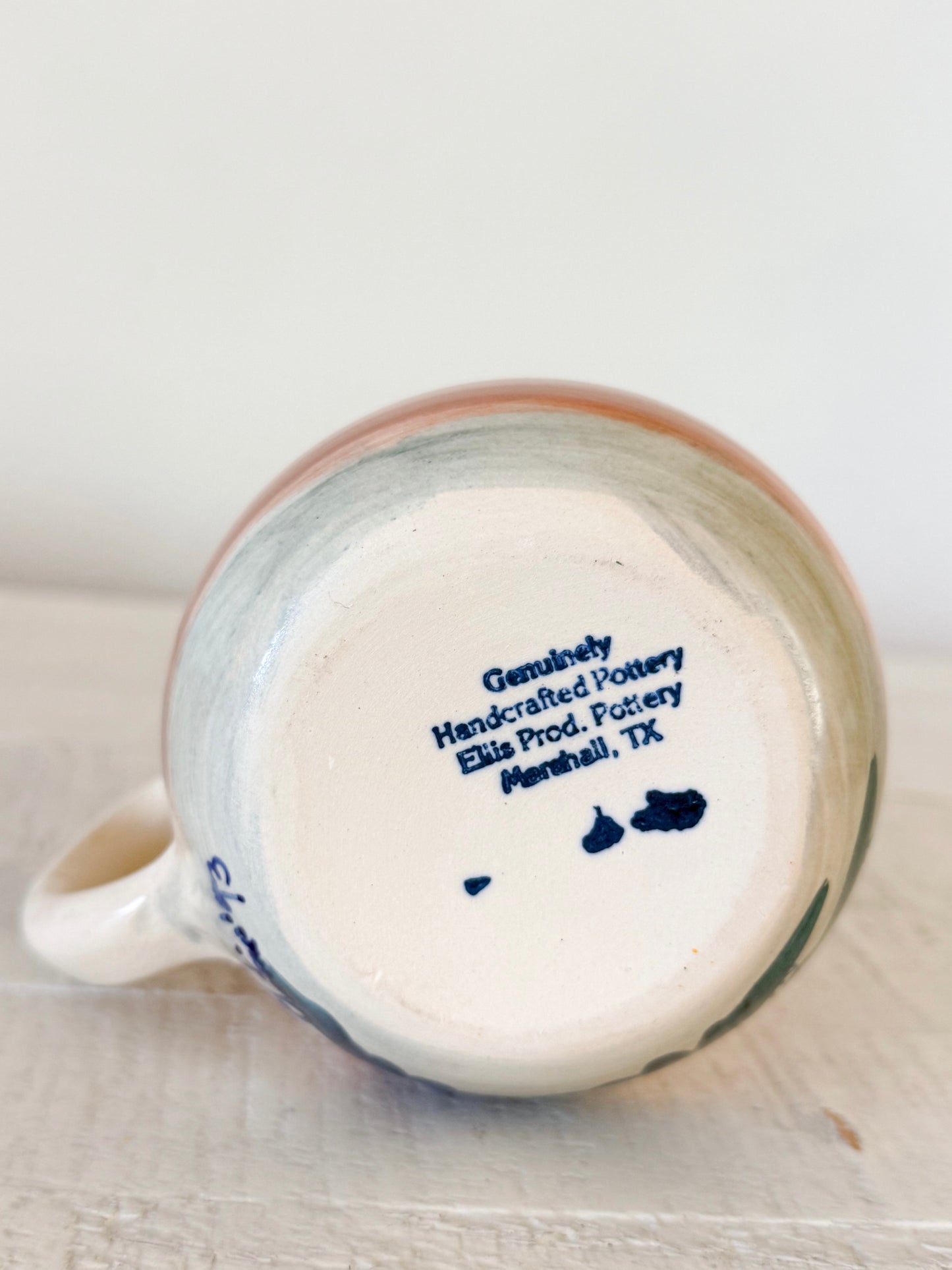 Vintage Ellis Pottery Cactus Creamer