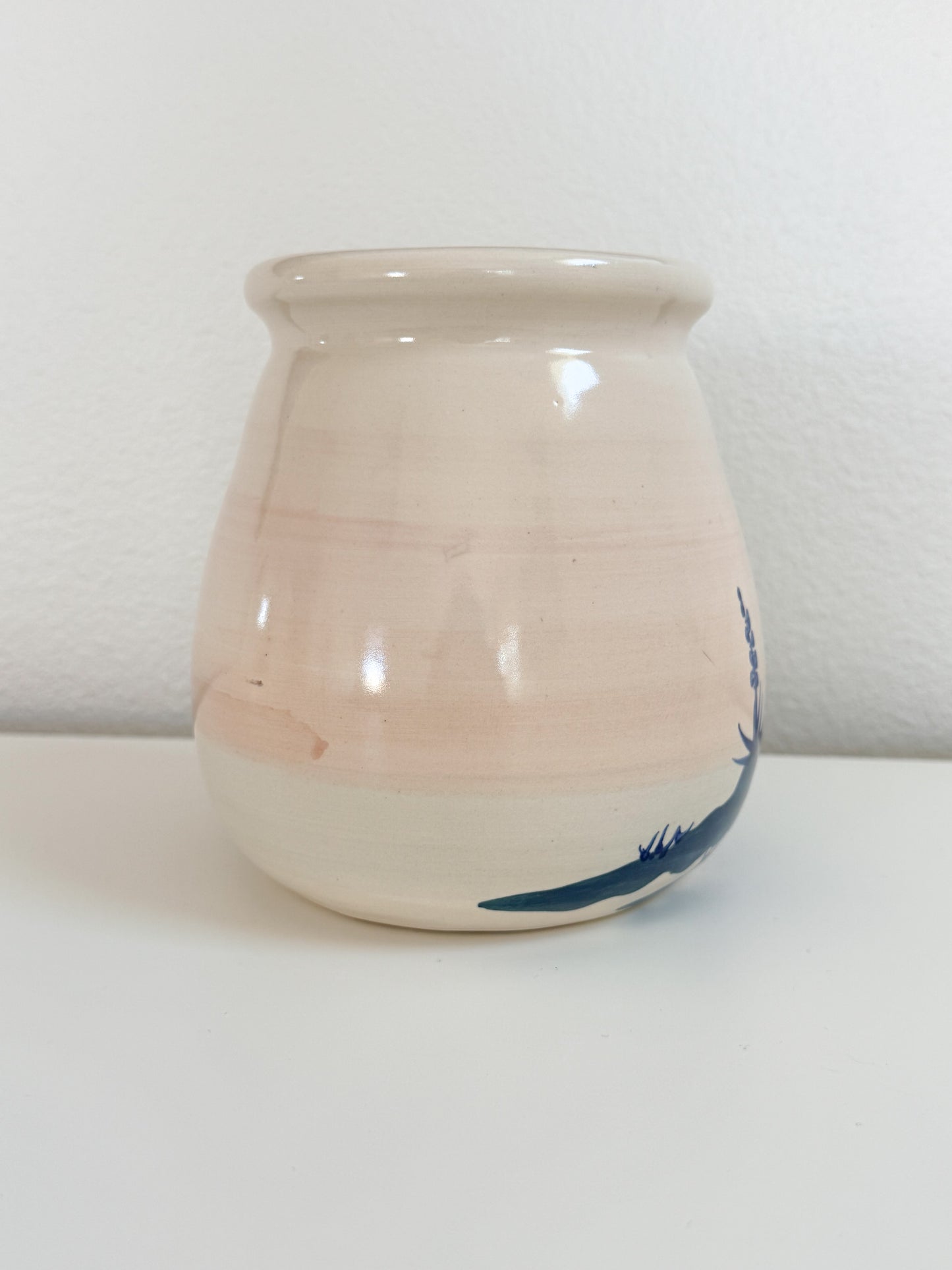 Vintage Ellis Pottery Cactus Crock