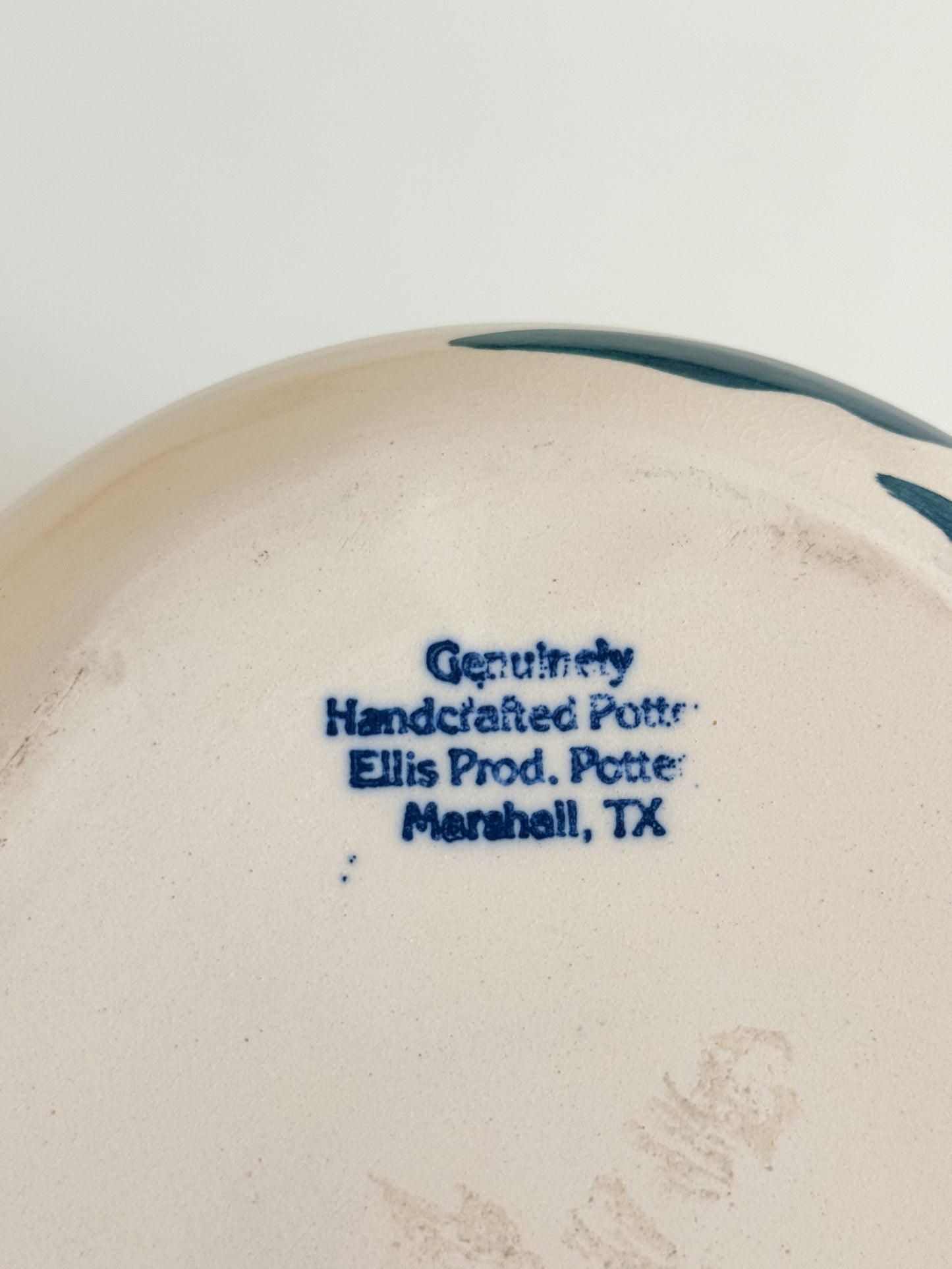 Vintage Ellis Pottery Cactus Crock
