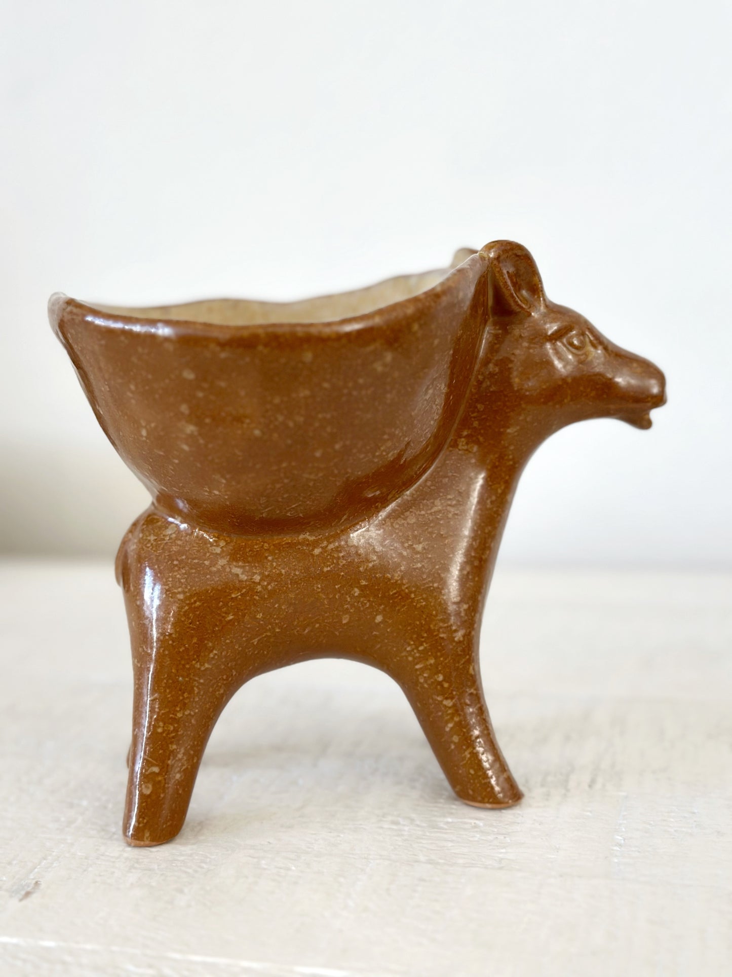 Stoneware Donkey Bowl