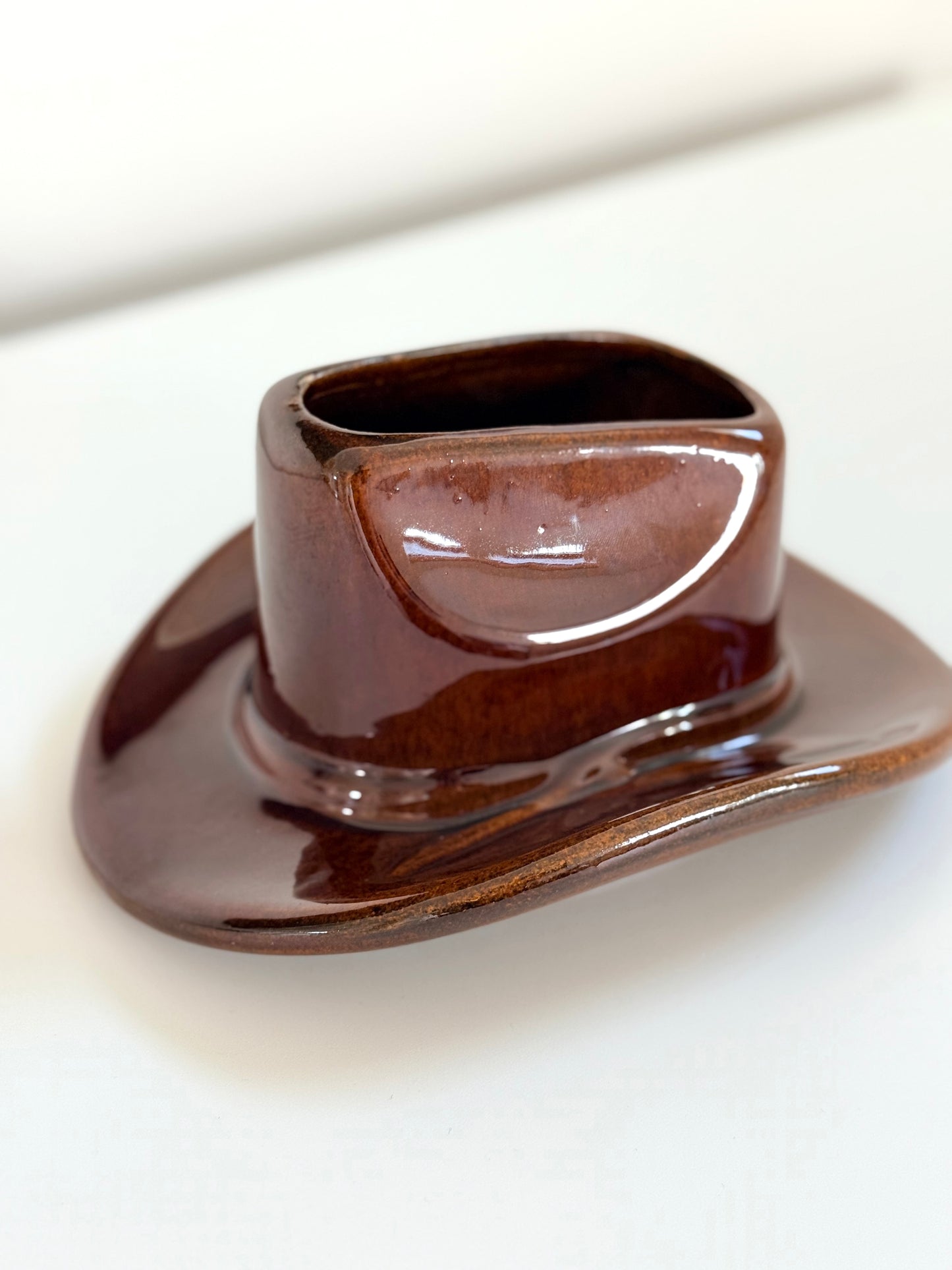Vintage 1960s Haeger Cowboy Hat Planter