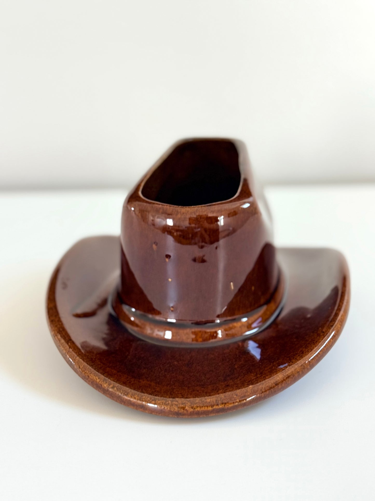 Vintage 1960s Haeger Cowboy Hat Planter