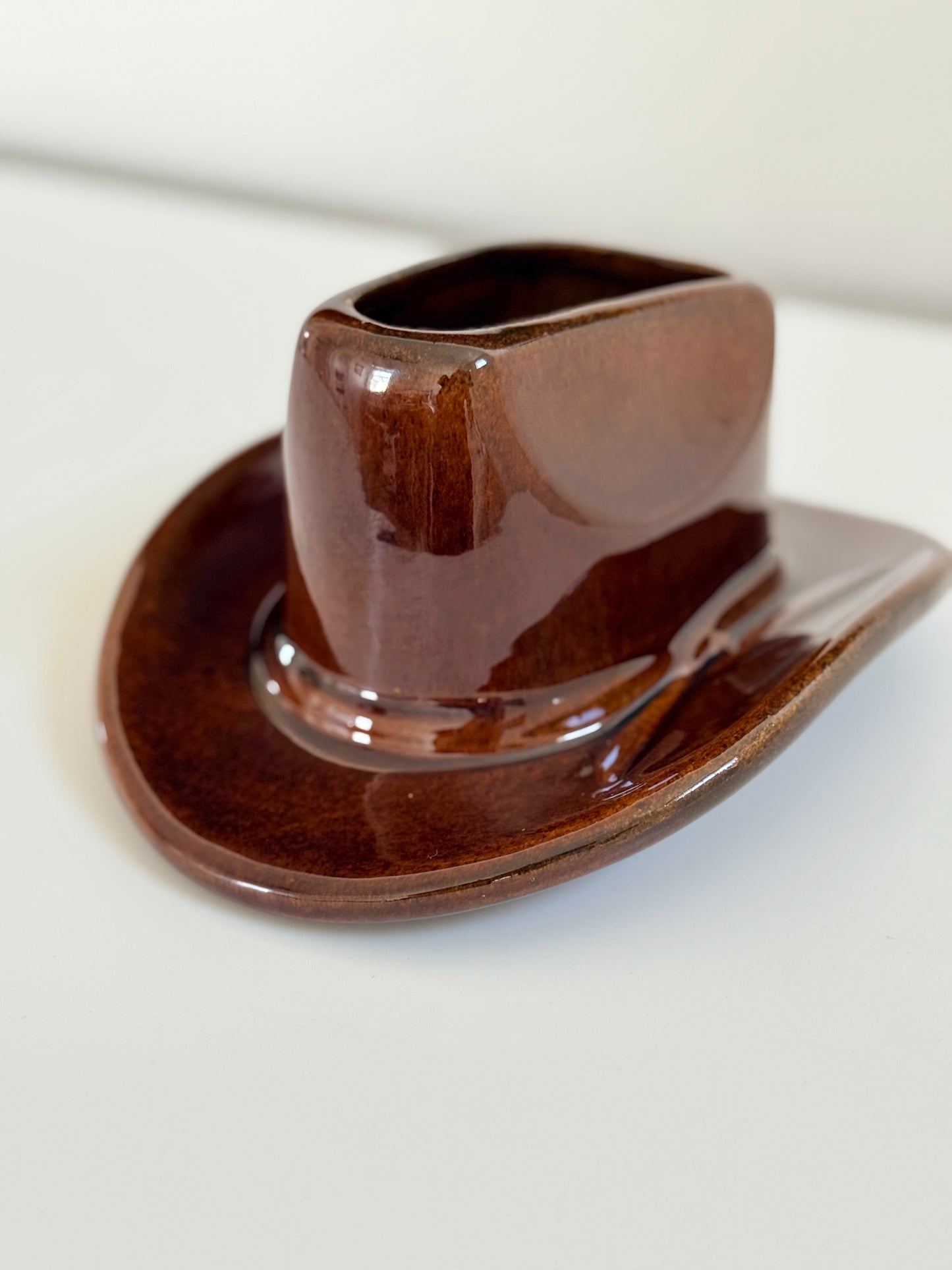 Vintage 1960s Haeger Cowboy Hat Planter