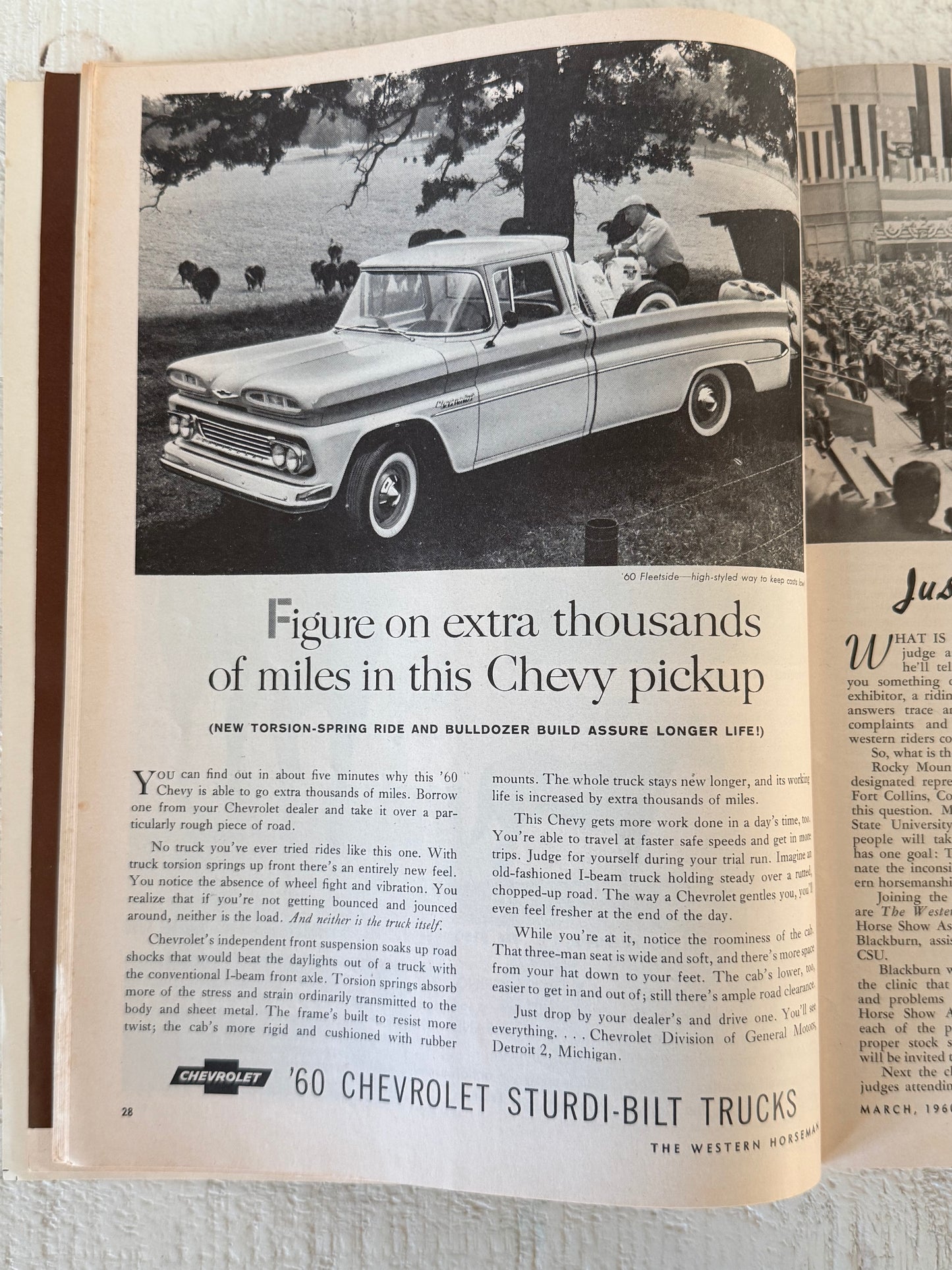 Vintage Western Horseman Magazine 1960