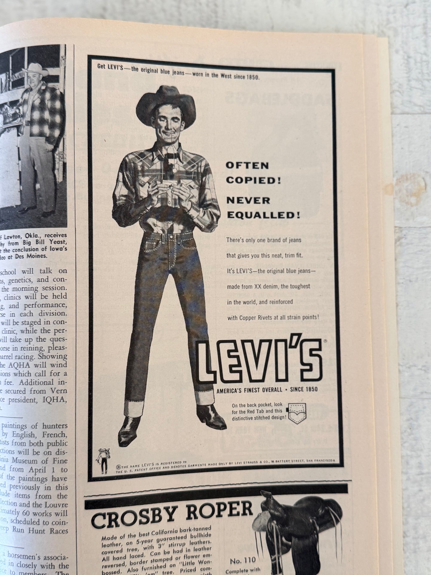 Vintage Western Horseman Magazine 1960