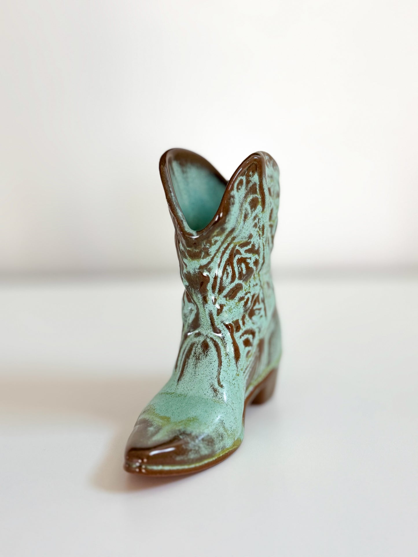 Frankoma Boot Vase