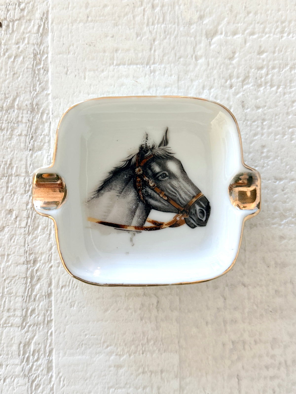 Vintage Horse Ring Dish/Ashtray