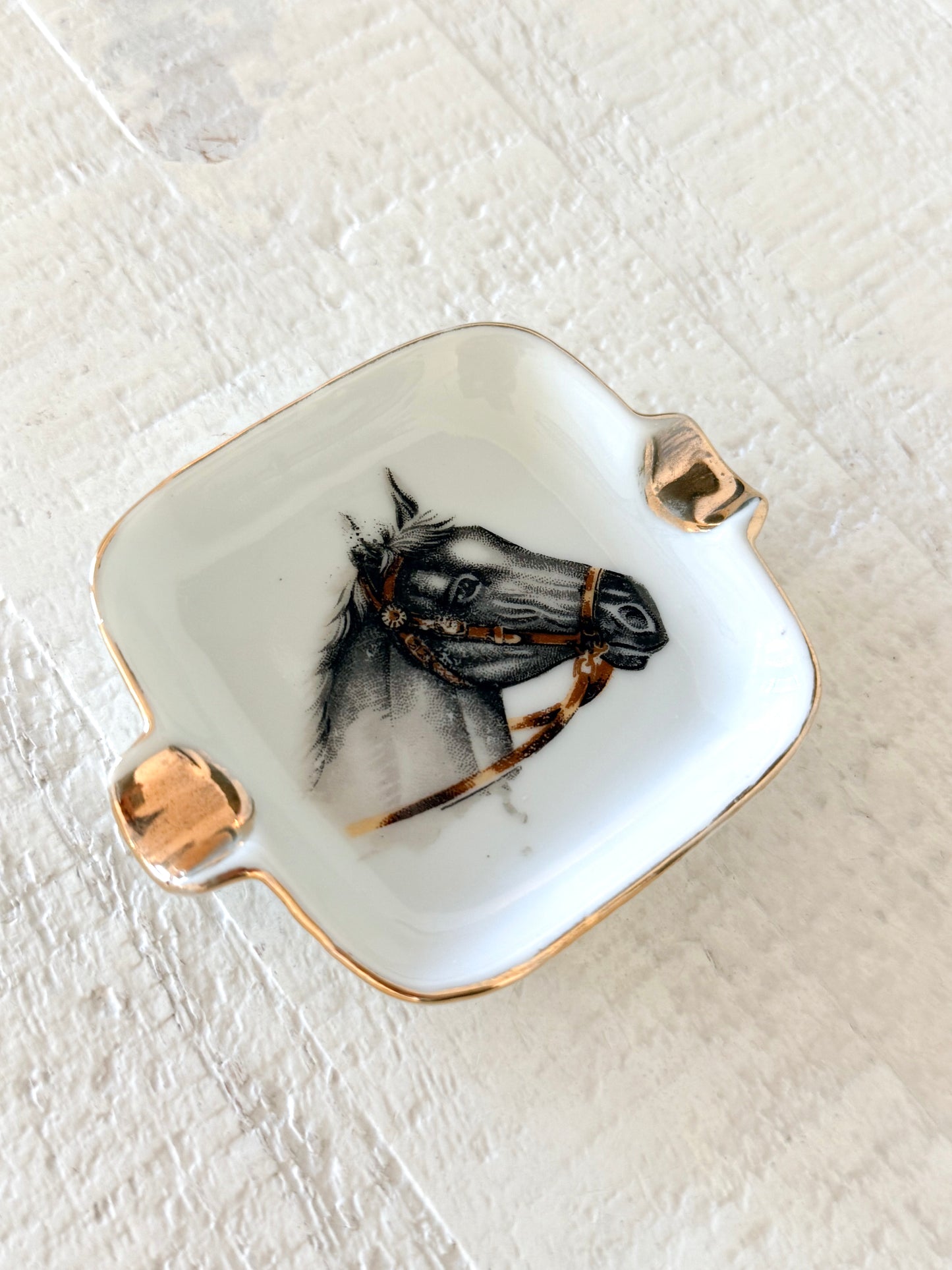 Vintage Horse Ring Dish/Ashtray
