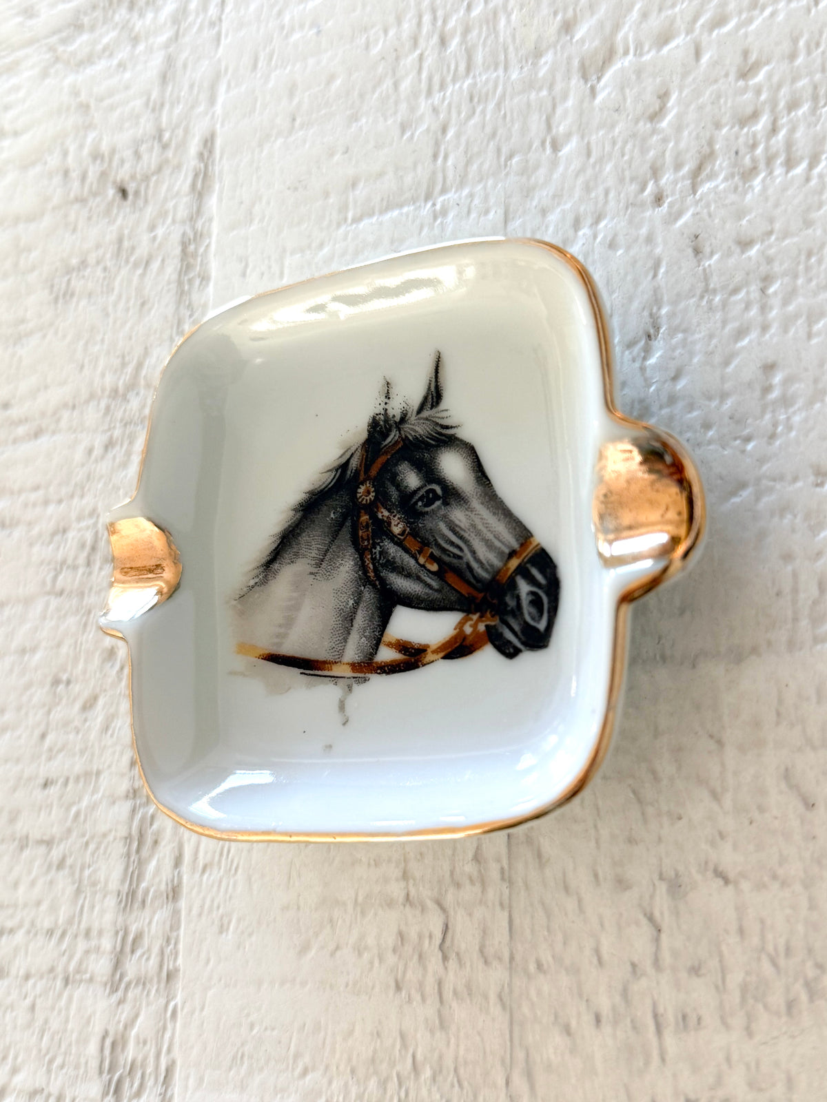 Vintage Horse Ring Dish/Ashtray