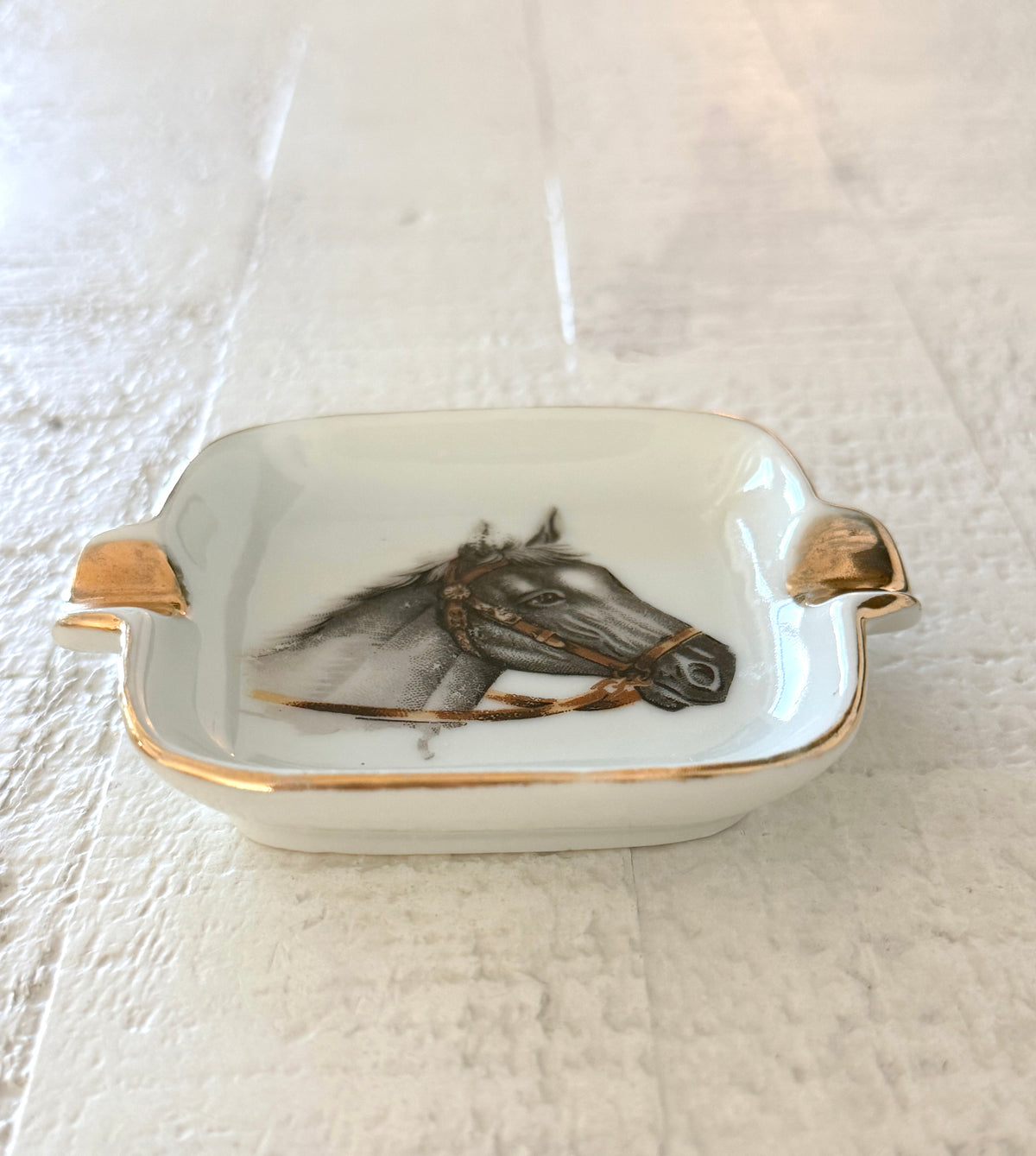 Vintage Horse Ring Dish/Ashtray