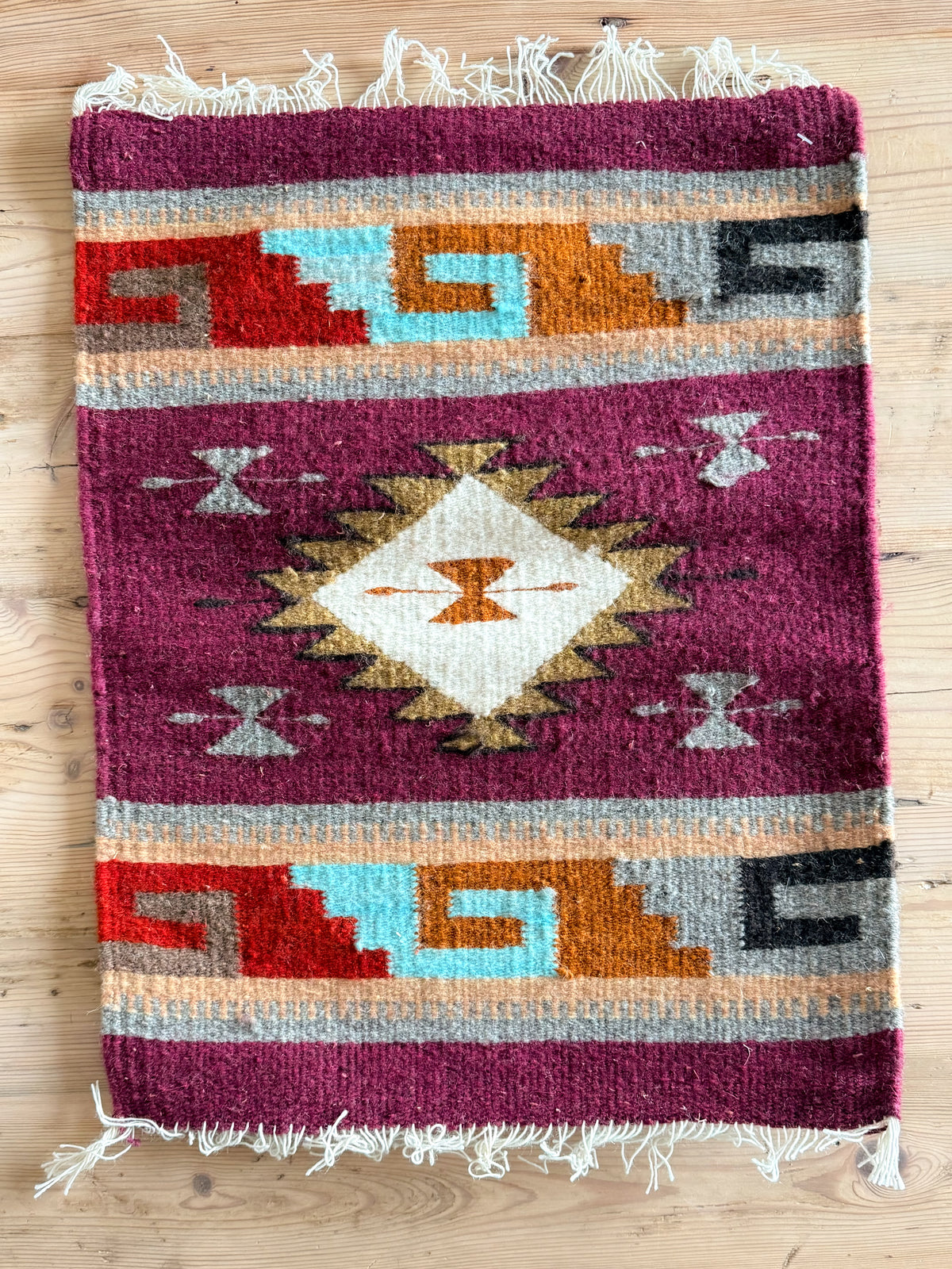 Large Southwest Table Mat | Southwestern Woven Centerpiece