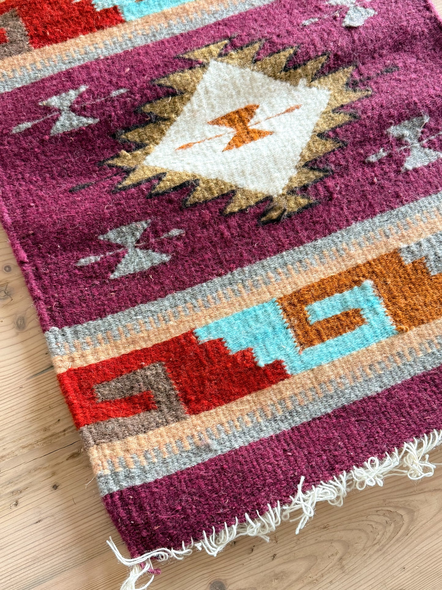 Large Southwest Table Mat | Southwestern Woven Centerpiece