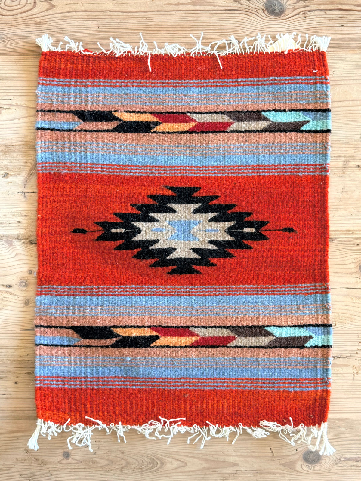 Large Southwest Table Mat | Southwestern Woven Centerpiece