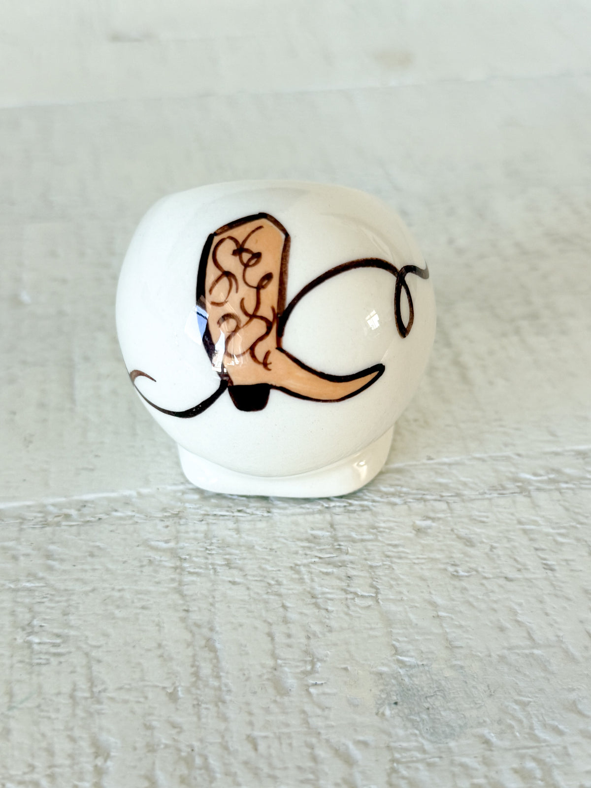 Vintage Cowboy Boot Toothpick Holder/Ashtray