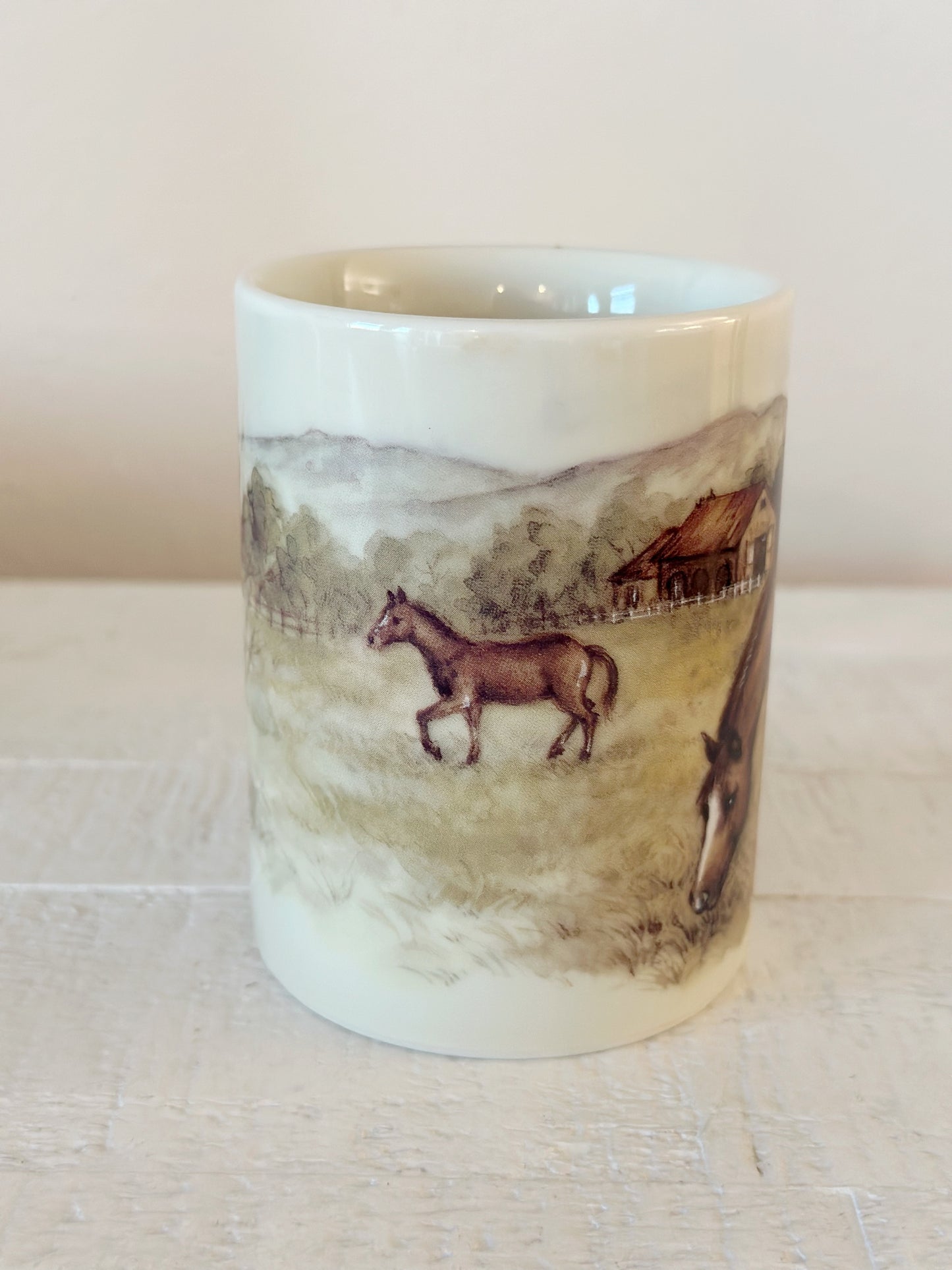 Vintage Horse and Foal Mug (small)