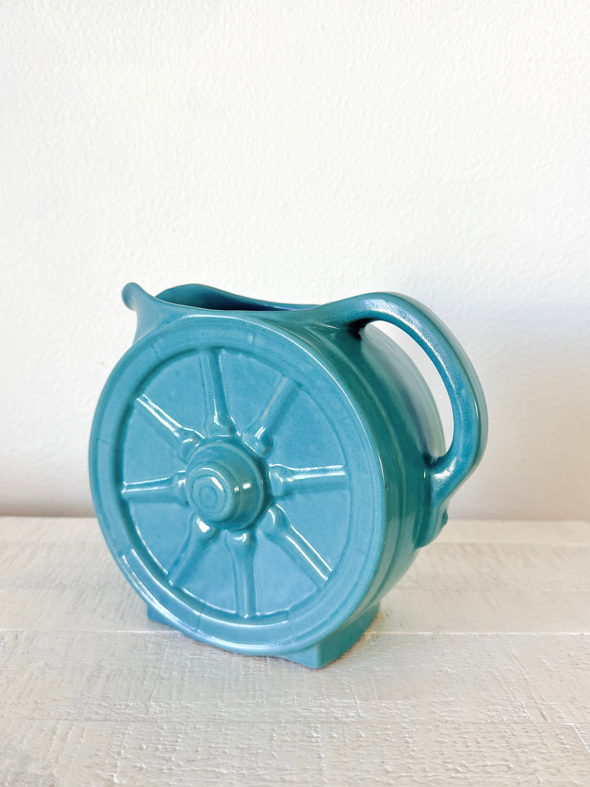 Vintage Frankoma Wagon Wheel Pitcher