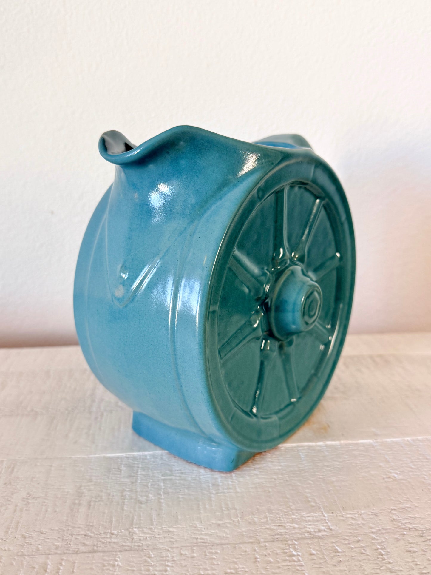 Vintage Frankoma Wagon Wheel Pitcher