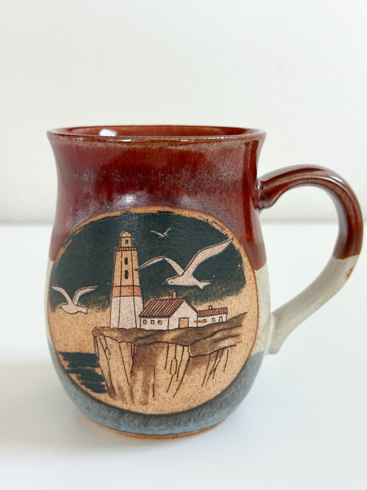 Vintage Lighthouse Mug